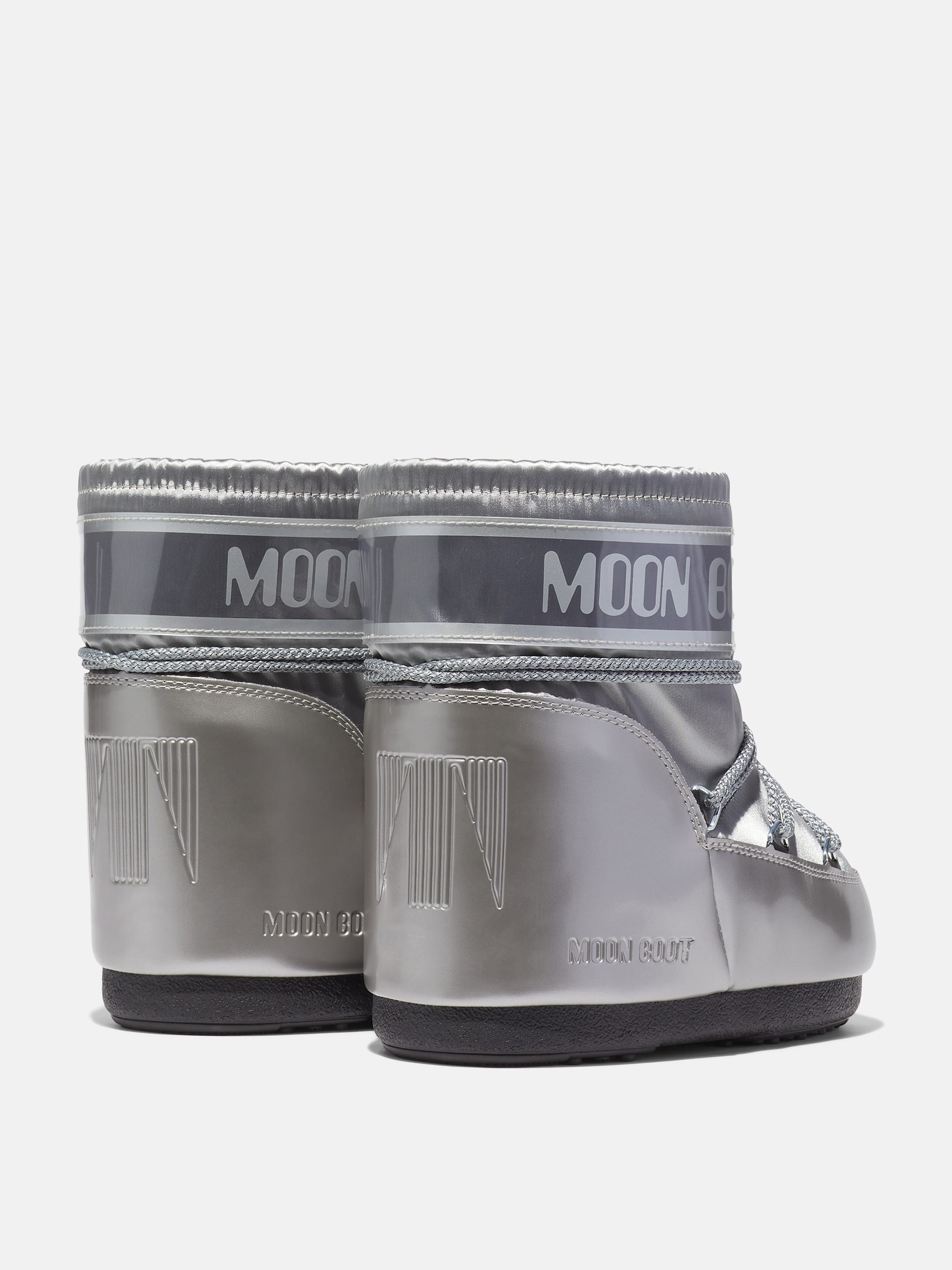 BOTAS DE SATÉN PLATA ICON LOW GLANCE