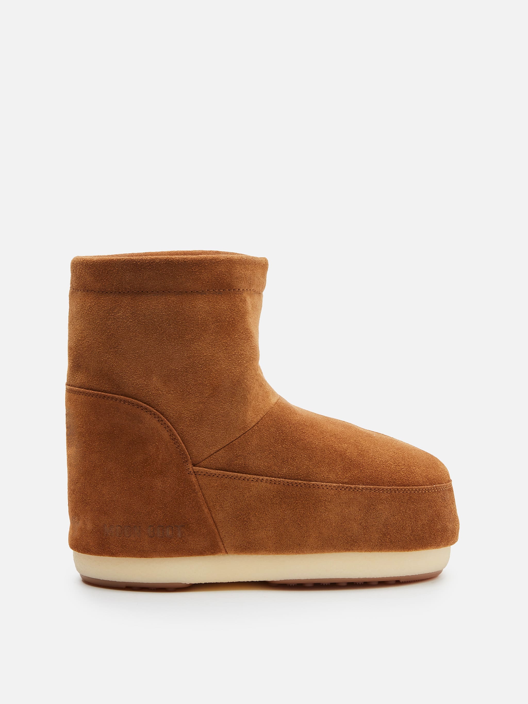 BOTAS DE CUERO VEGETAL TAN SIN CORDONES