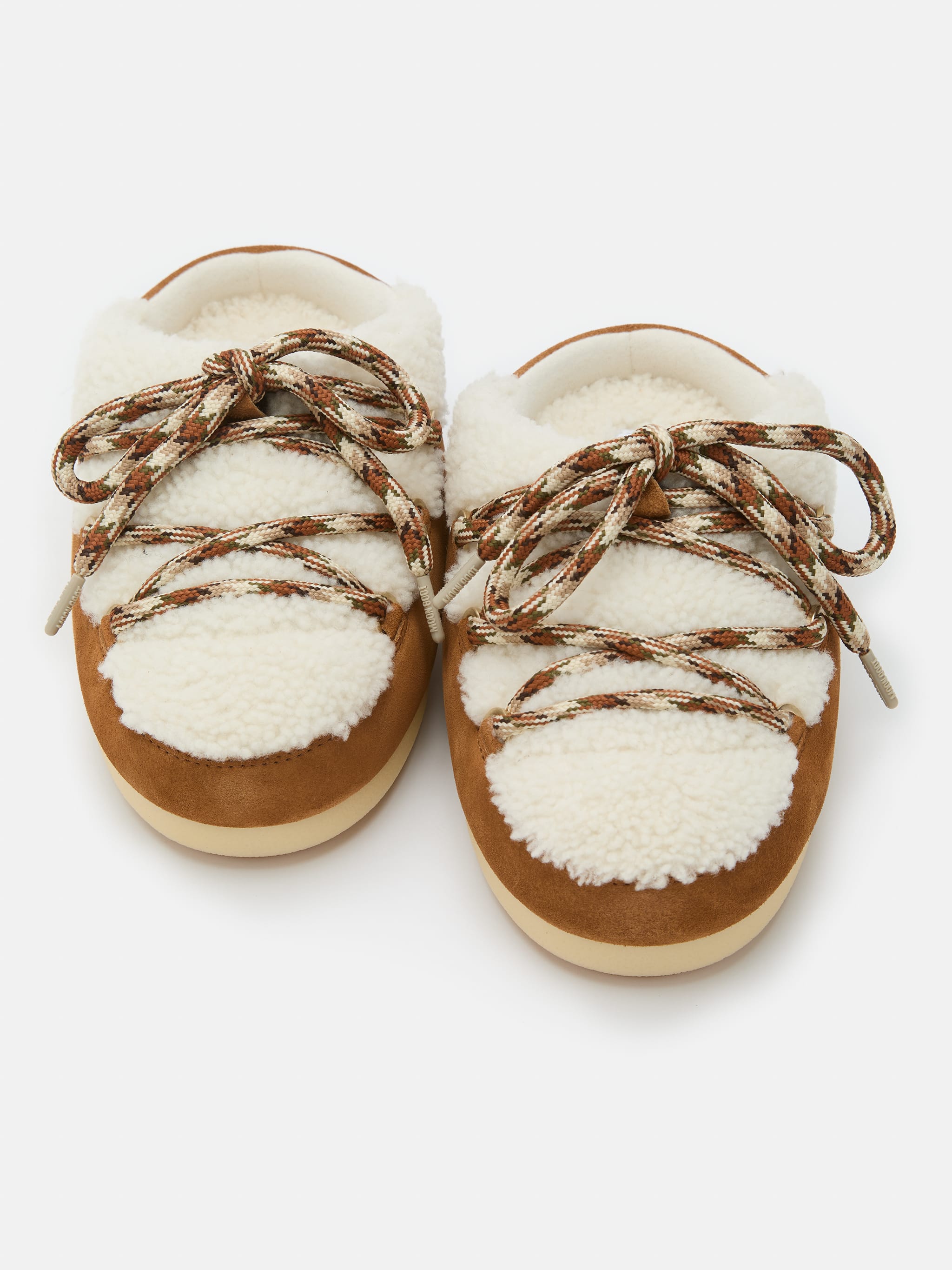 MULES EVX BROWN SHEARLING