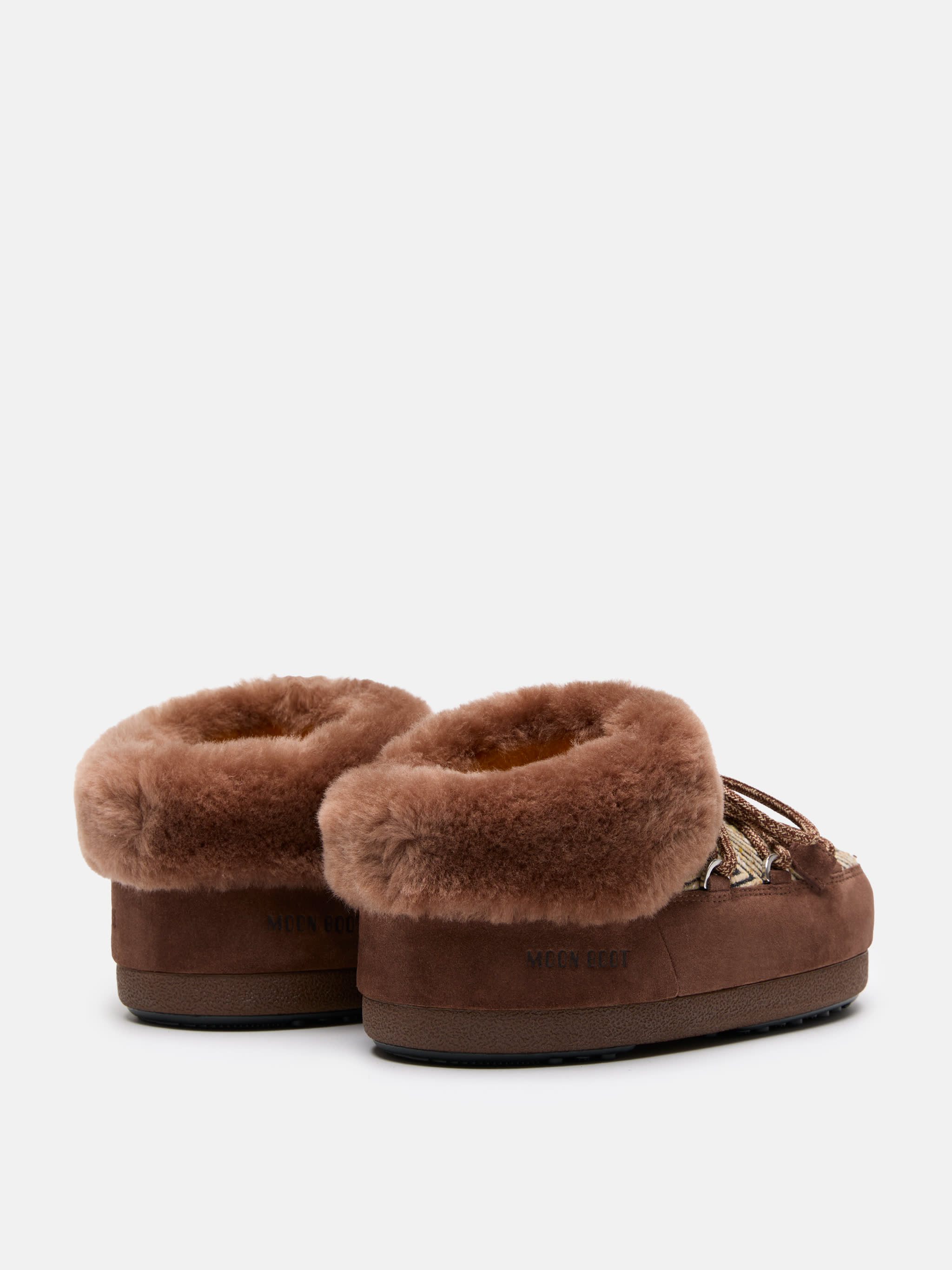 MULES MOON BOOT X GUEST IN RESIDENCE EVX CHALET CACAO FUR FALSO