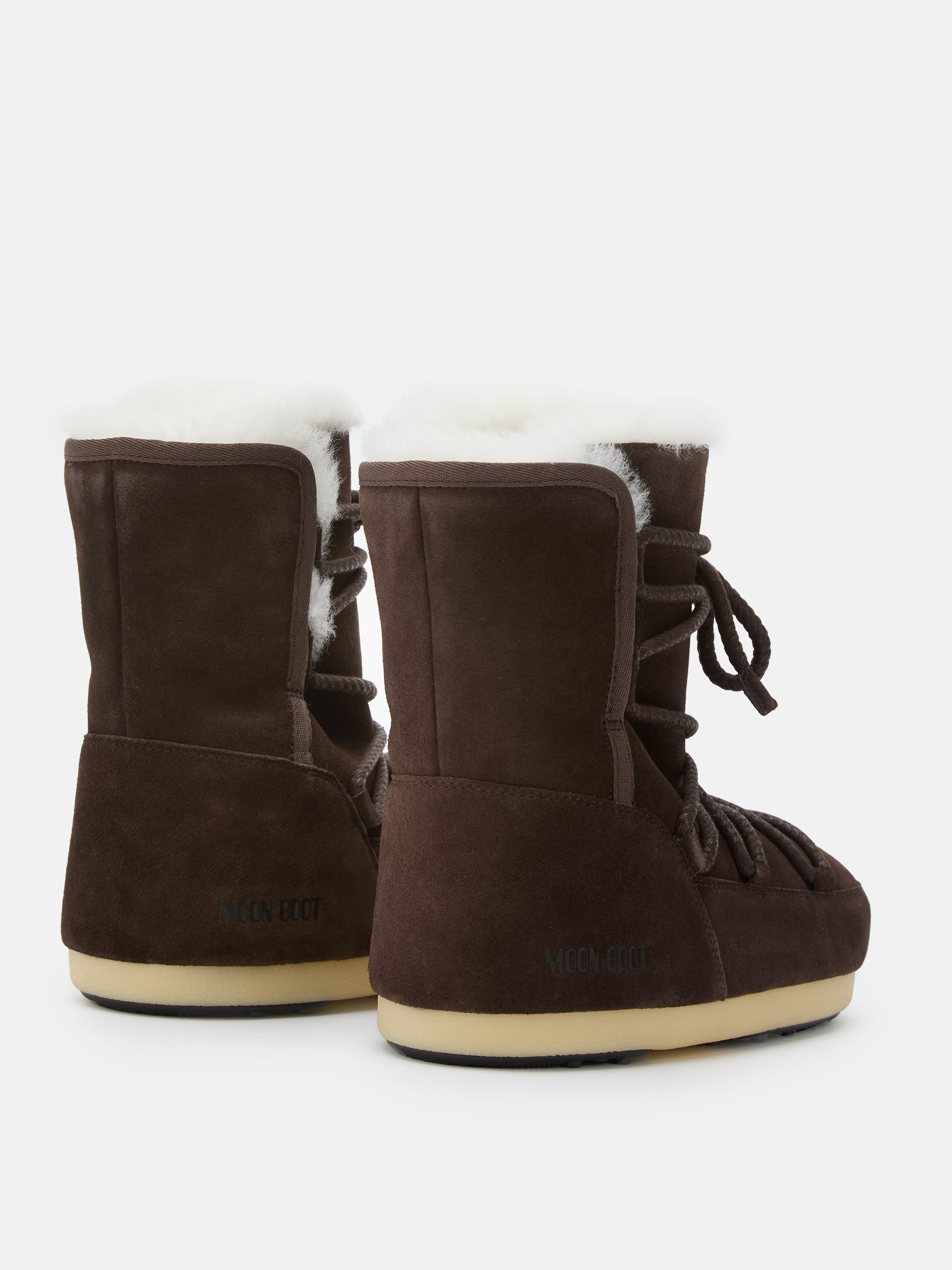 BOTA DE CUERO SUAVE Y PELLEJO OSCURO EVX