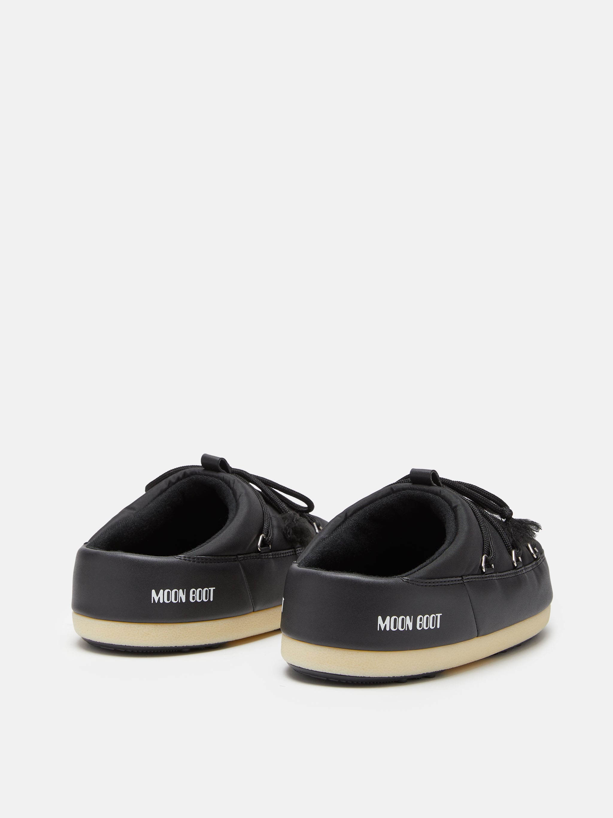 MULES DE NYLON NEGRO EVX