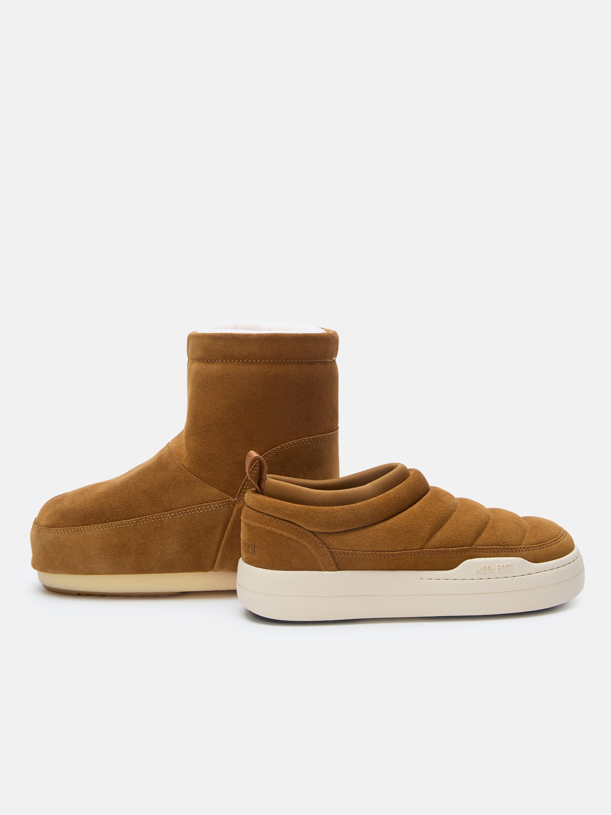 ZAPATILLAS DE PIEL SUAVE MARRÓN PARK