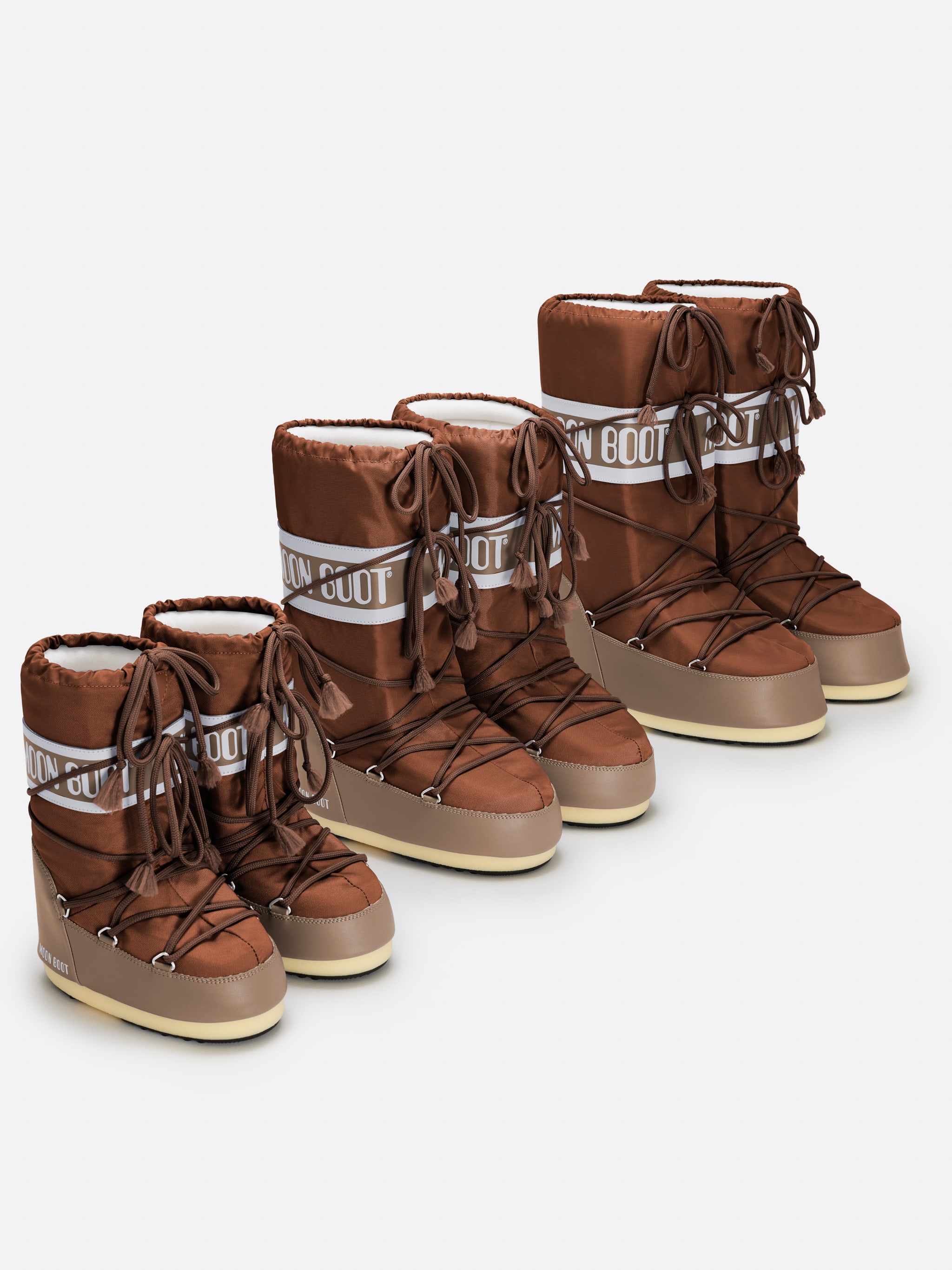 BOTAS DE NYLON MARRÓN ICON