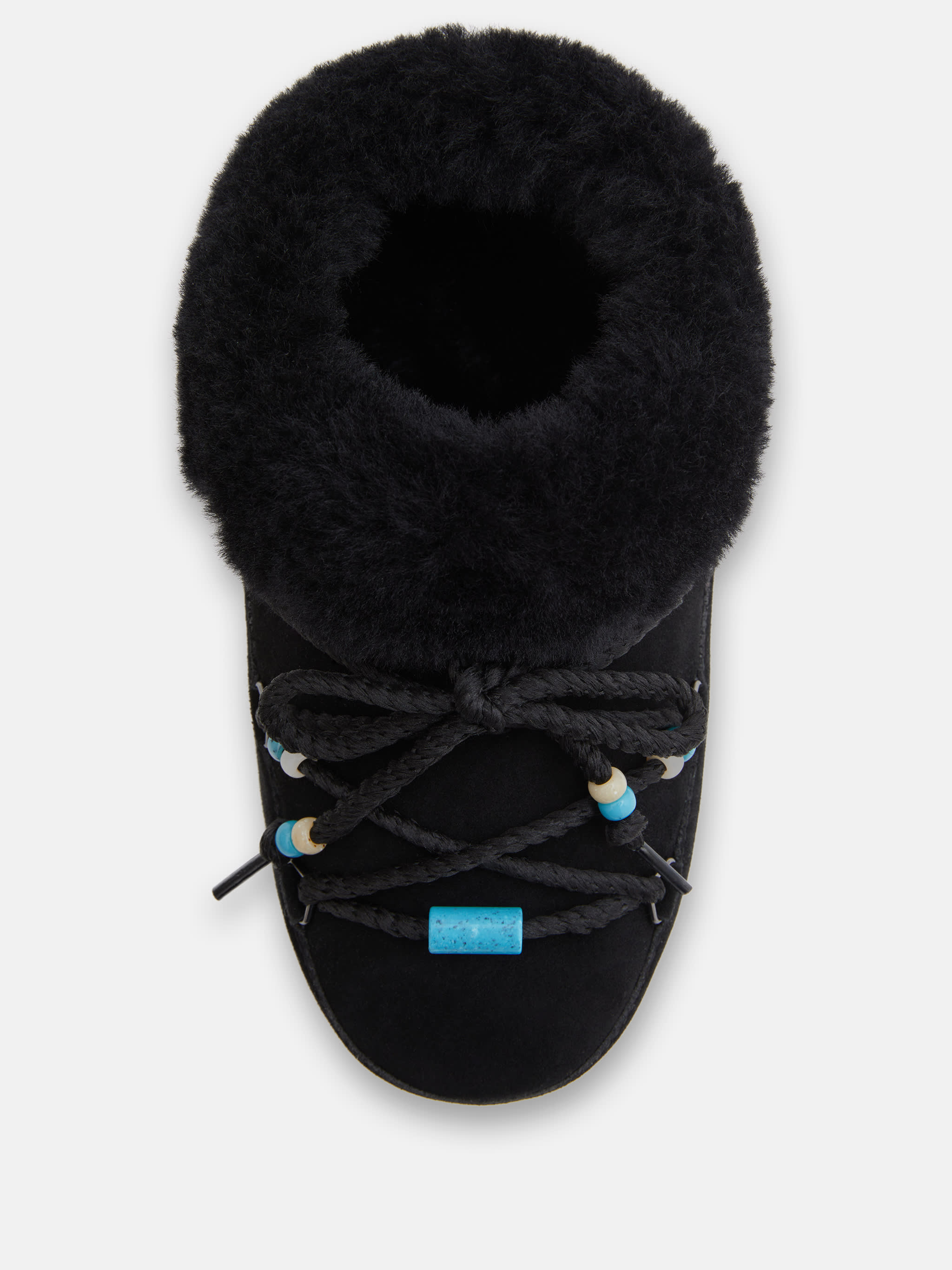 MULES DE CUERO SUEDE NEGRO