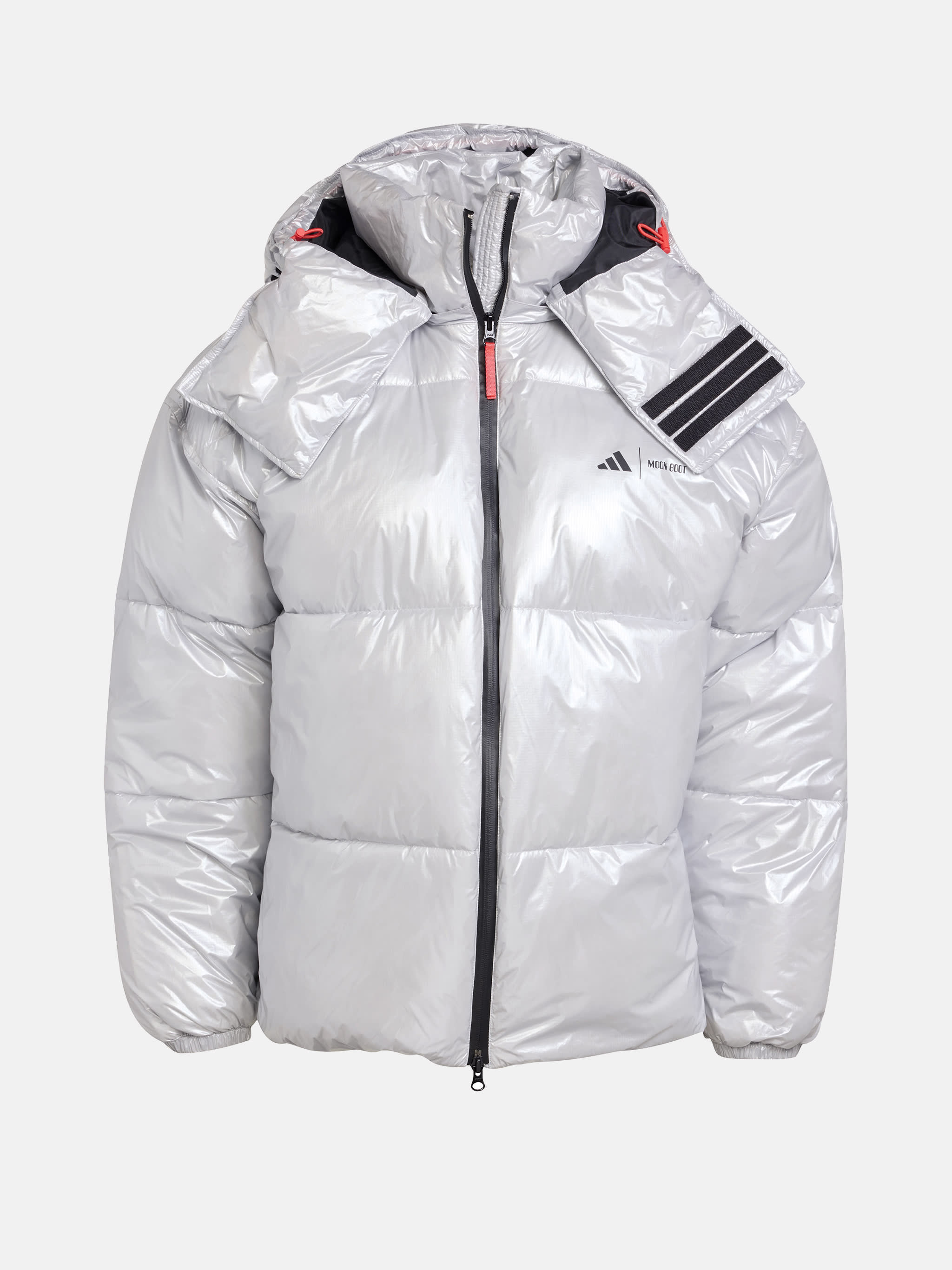 CHAQUETA ABOLLADA ADIDAS X MOON BOOT PLATA