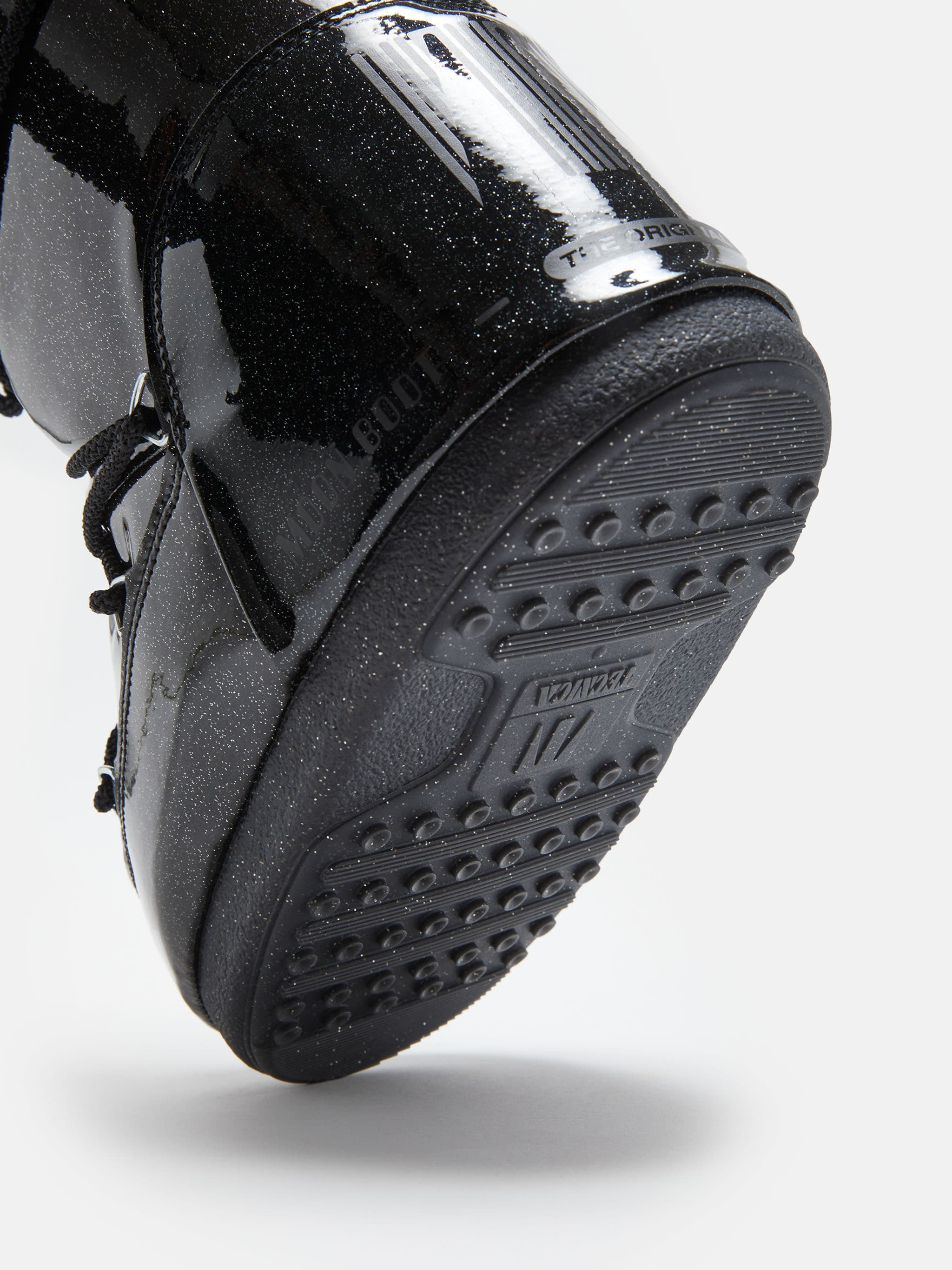 BOTAS DE BRILLOS NEGROS ICON
