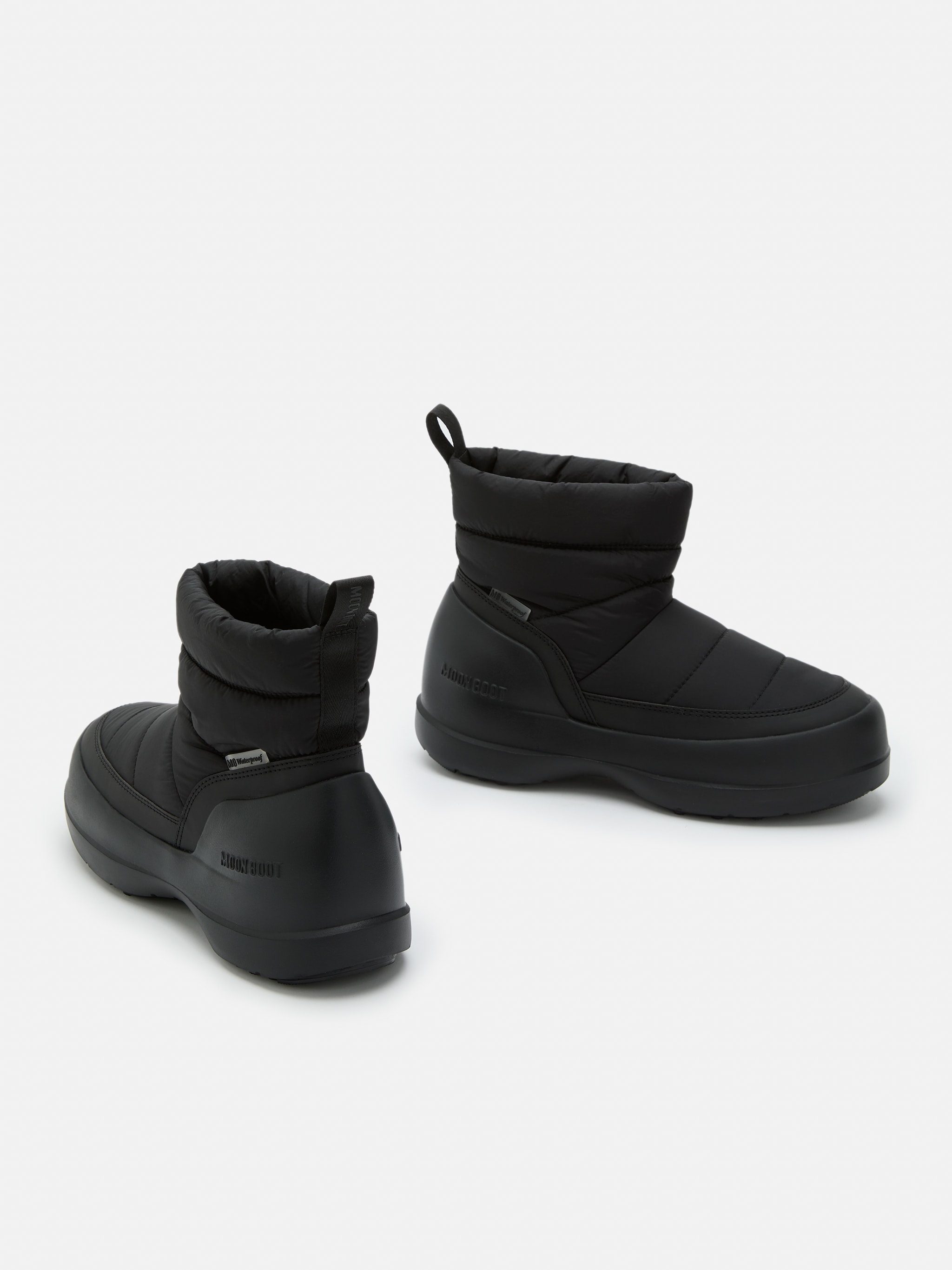 BOTAS PUFFY NEGRA MEZZALUNA