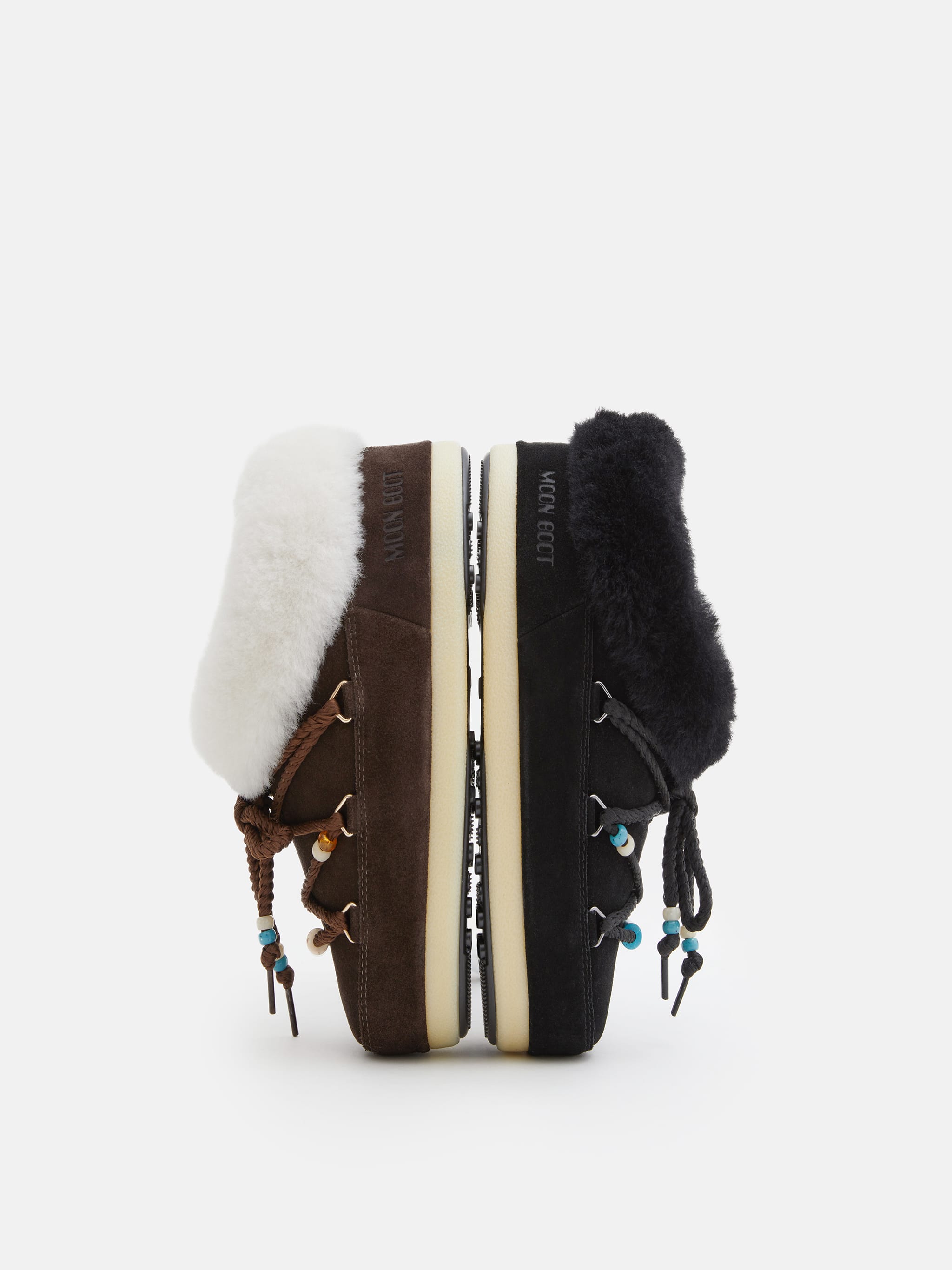 MULES DE CUERO SUEDE NEGRO