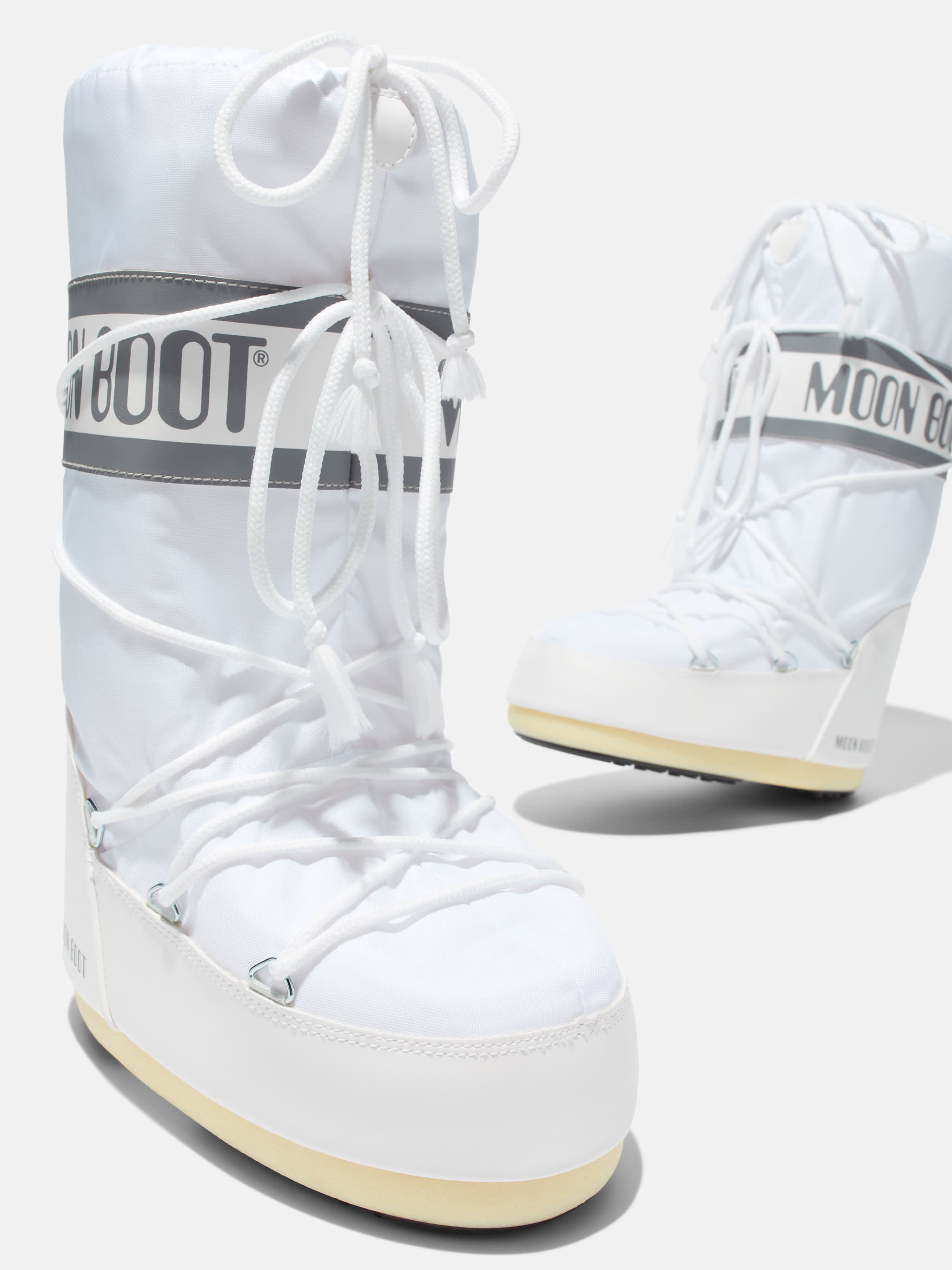 BOTAS DE NYLON BLANCAS ICON