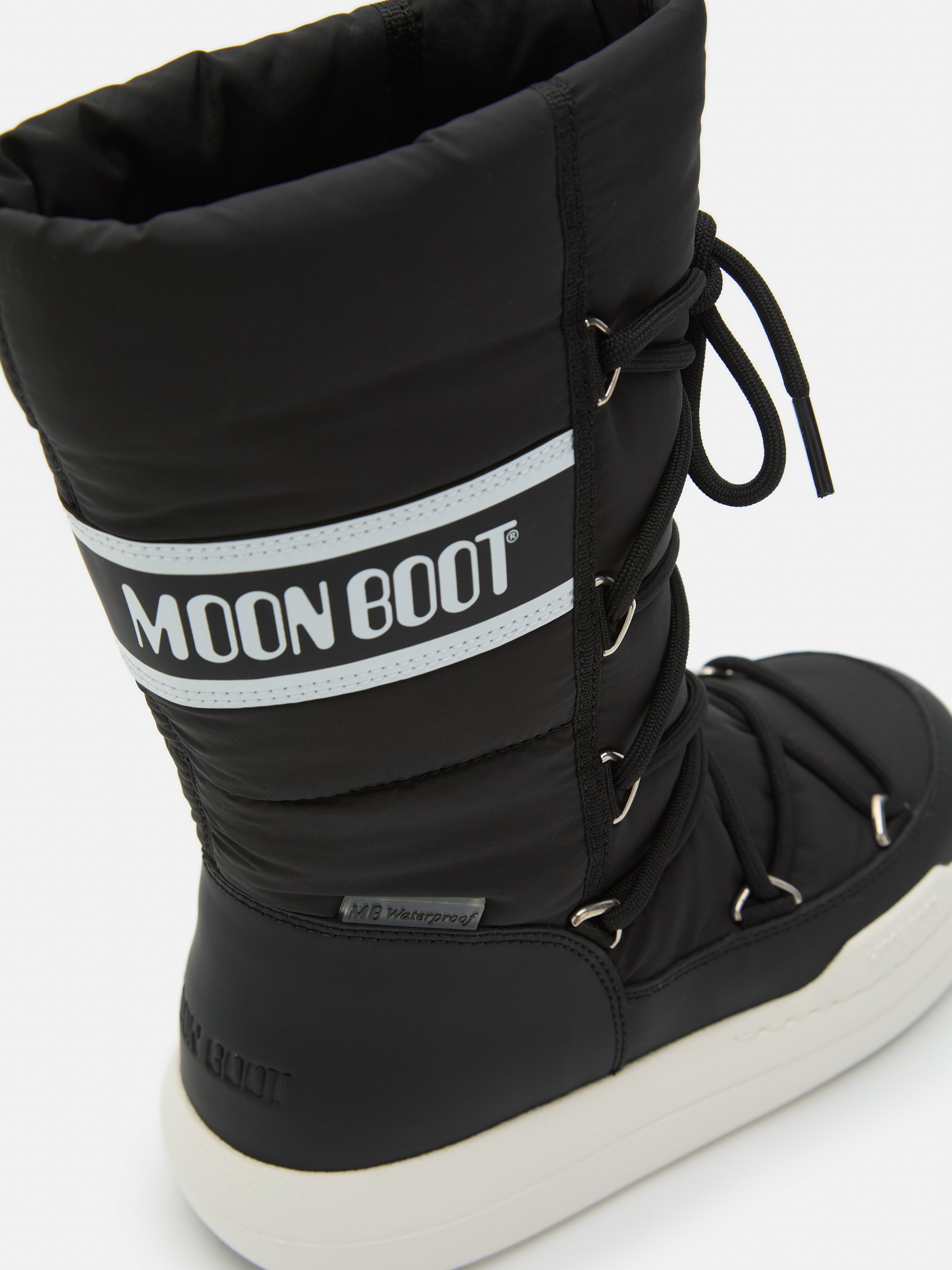 BOTAS DE TUBO CON CORDONES NEGRO JUNIOR PARK