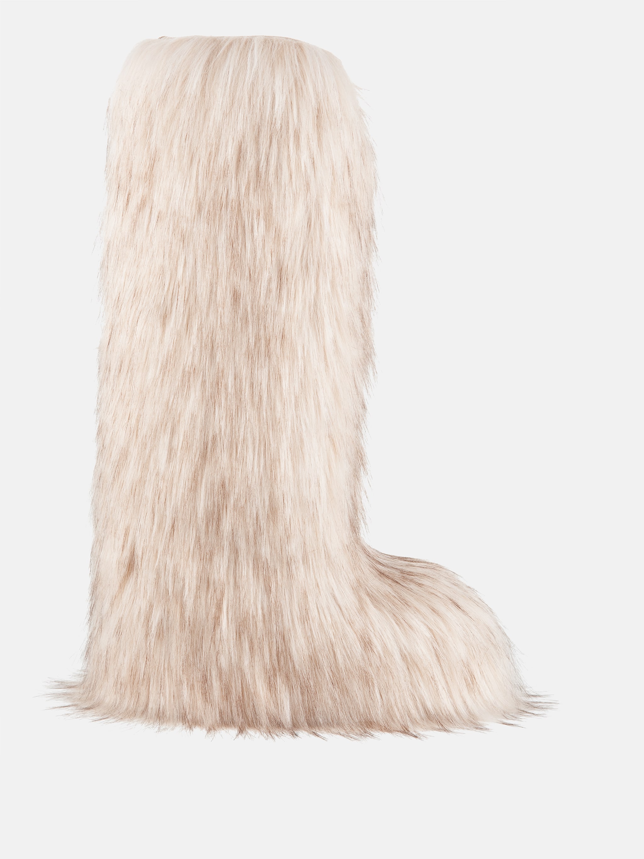 Botas altas de felpa blanca Jacquemus + Moon Boot Icon Yeti