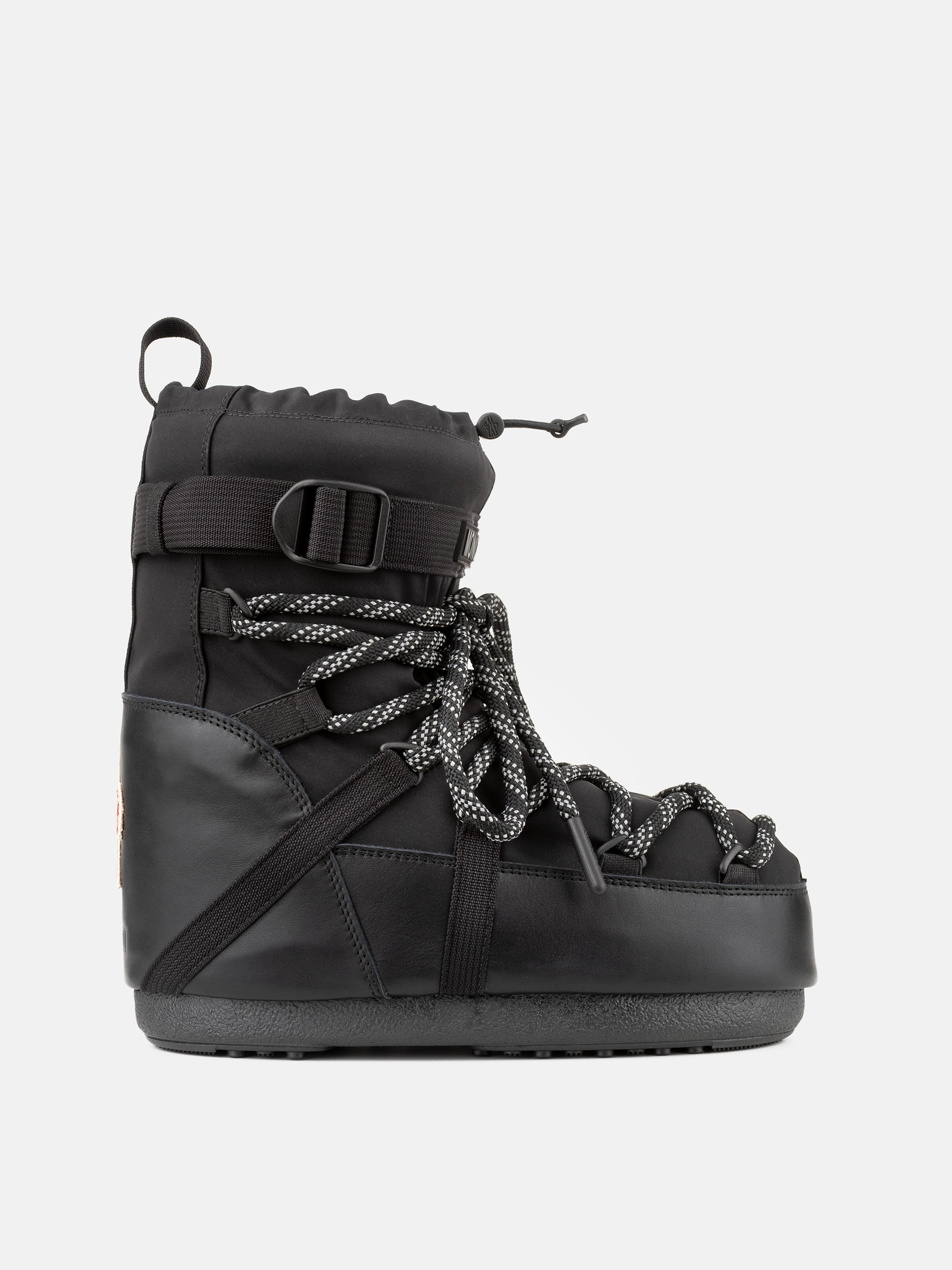 BOTAS MOON BOOT X MONCLER GRENOBLE ICON LOW NEGRO