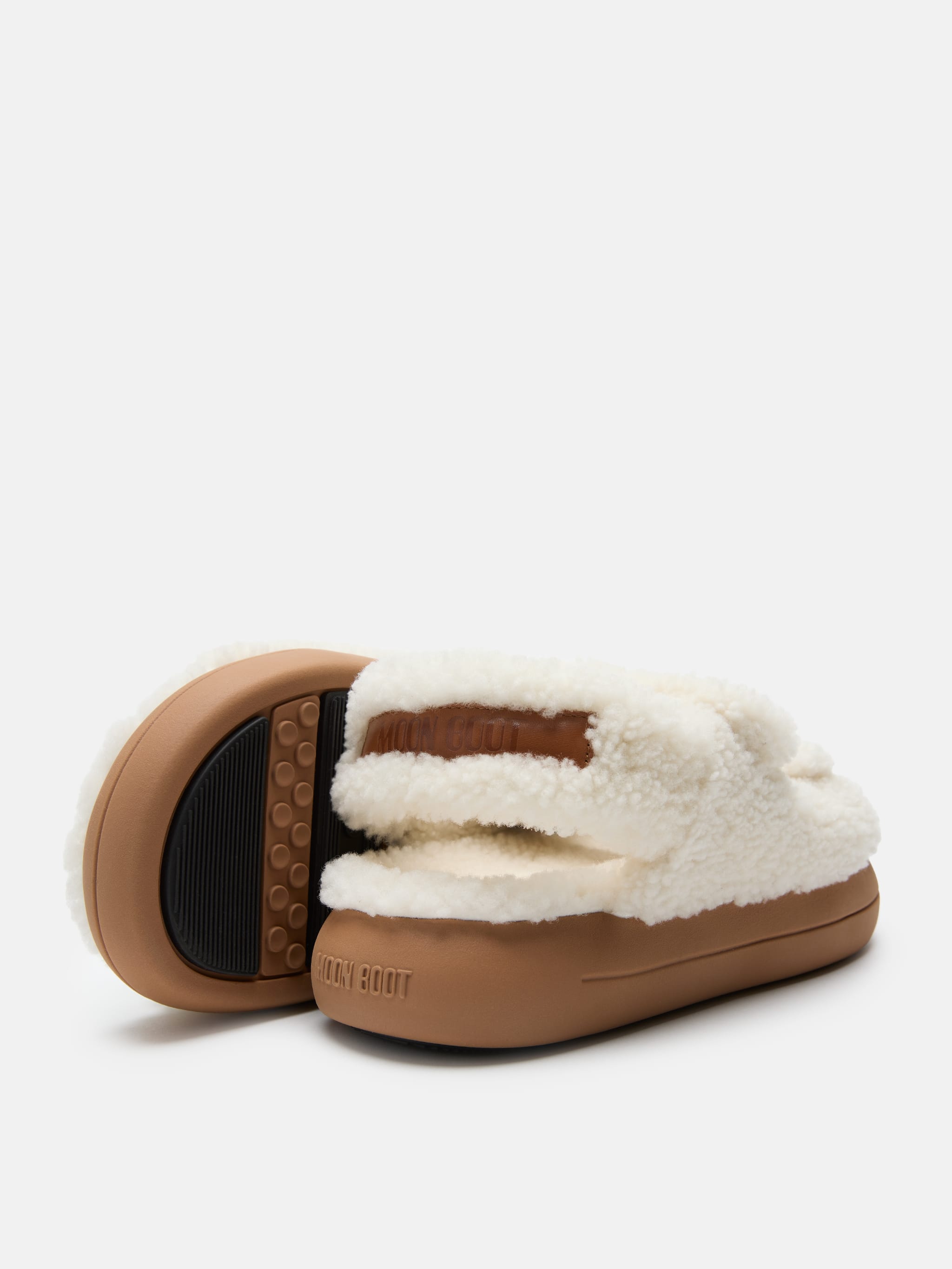 SANDALIAS DE PELO BLANCAS