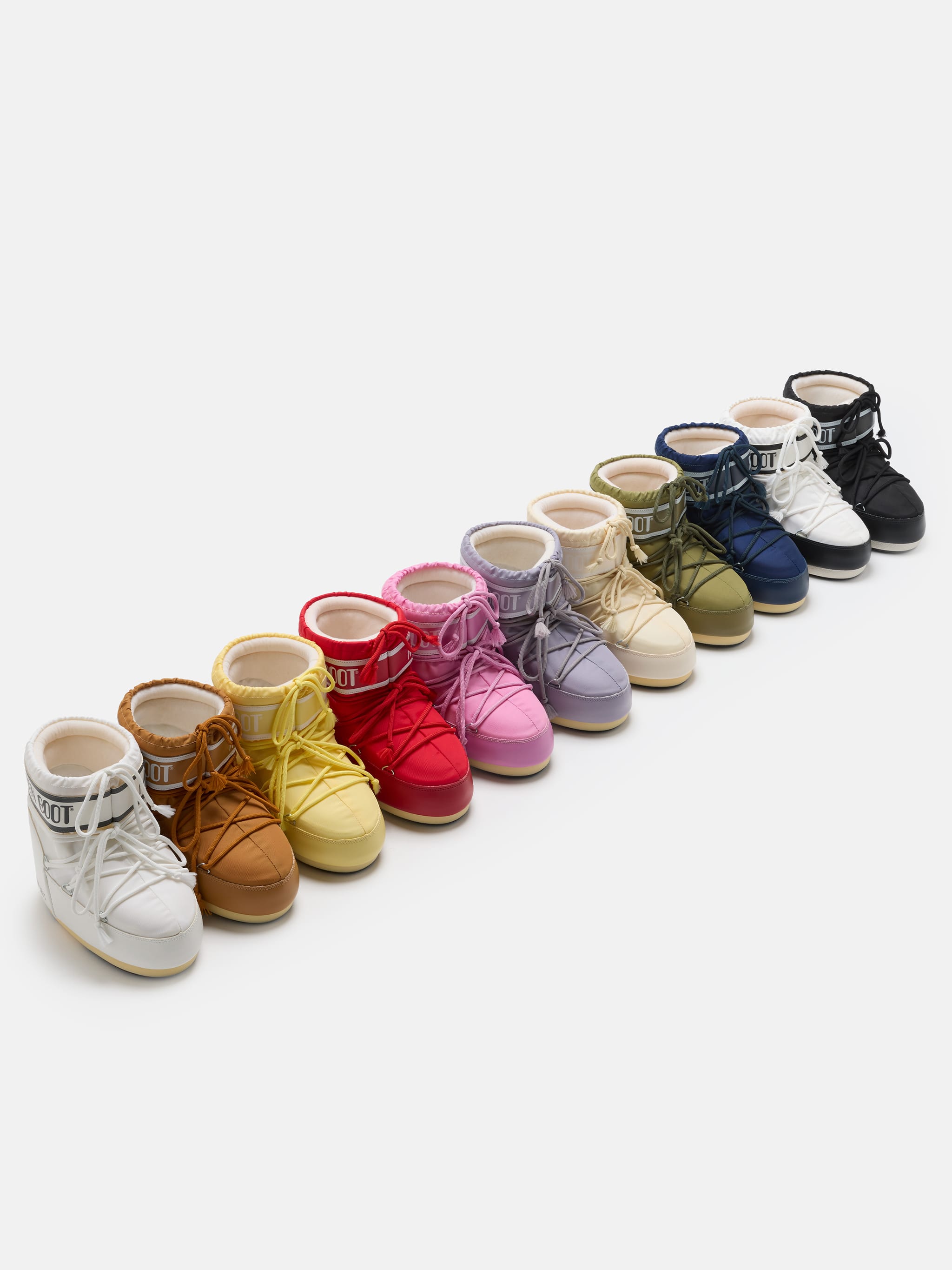 BOTAS ICON LOW BLANCAS DE NAILON