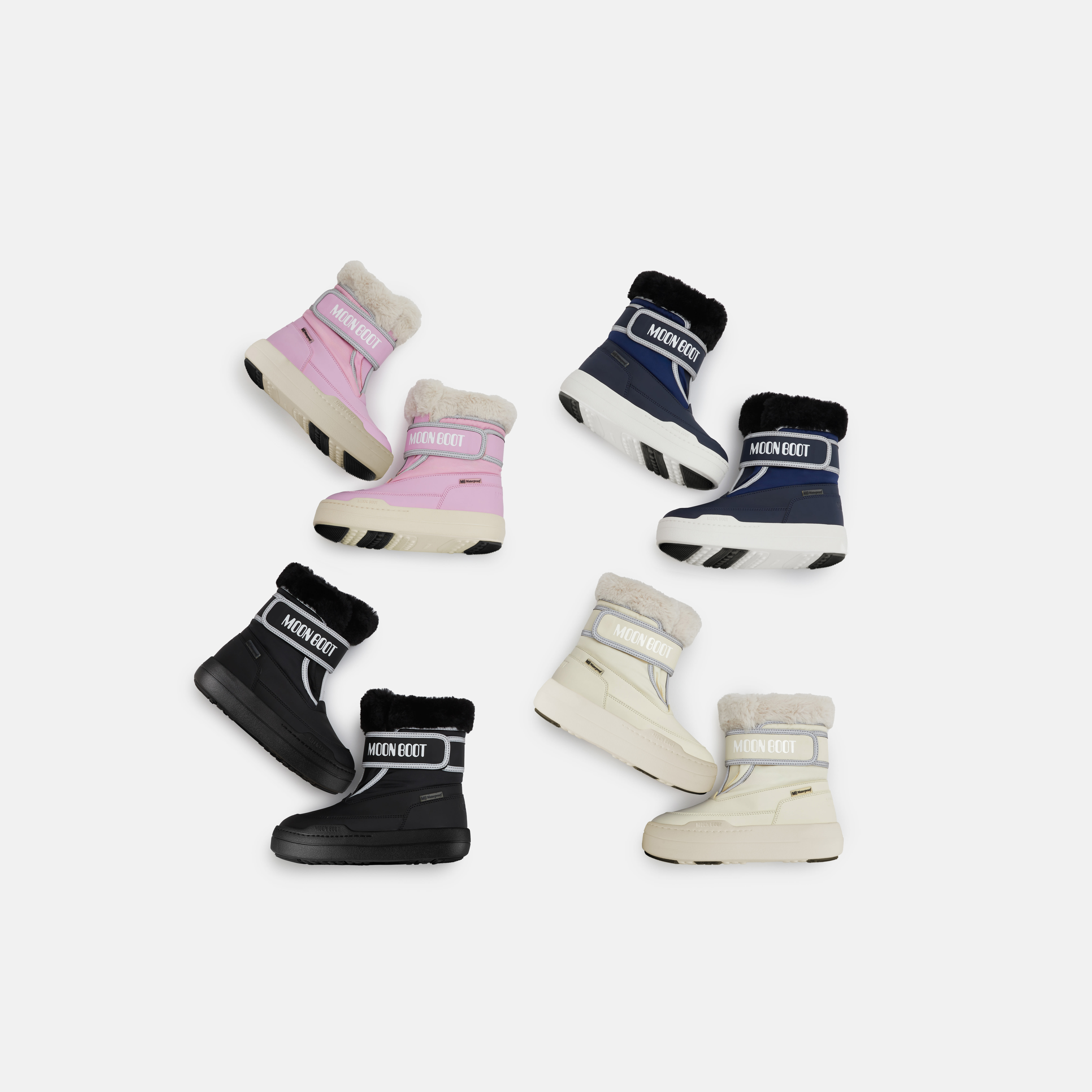 BOTAS DE PIEL ARTIFICIAL CREMA JUNIOR PARK STRAP