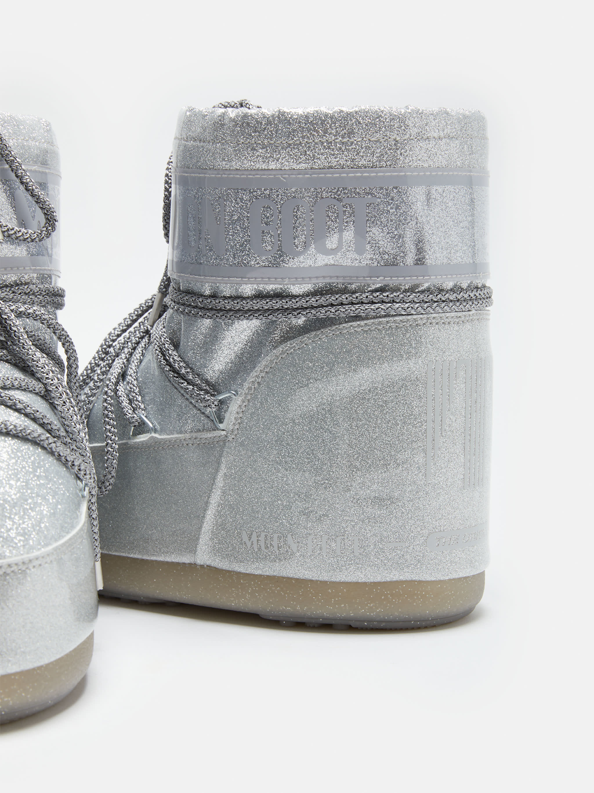 BOTAS ICON LOW BRILLOS PLATA
