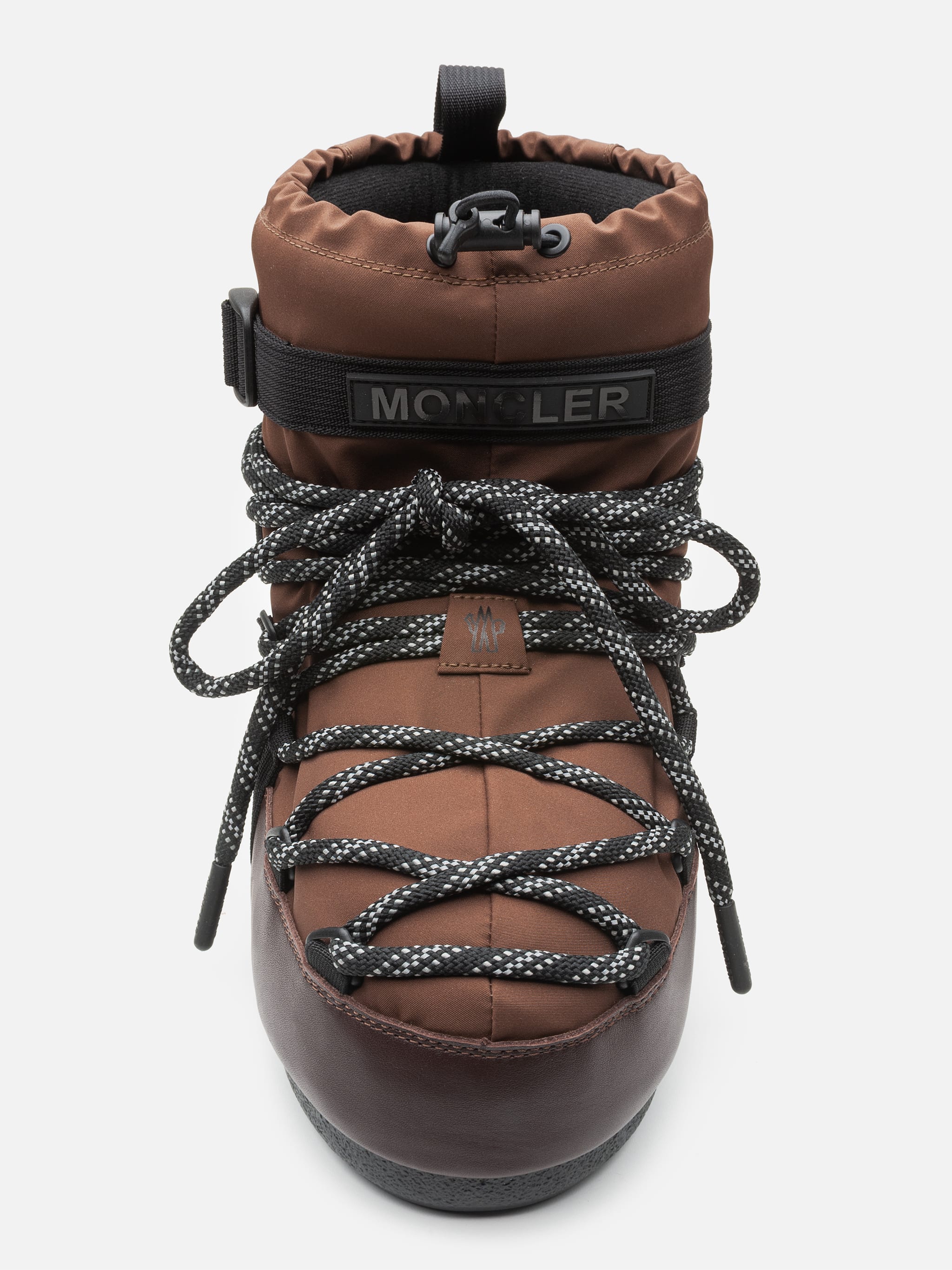 BOTAS MOON BOOT X MONCLER GRENOBLE ICON LOW MOKA MARON
