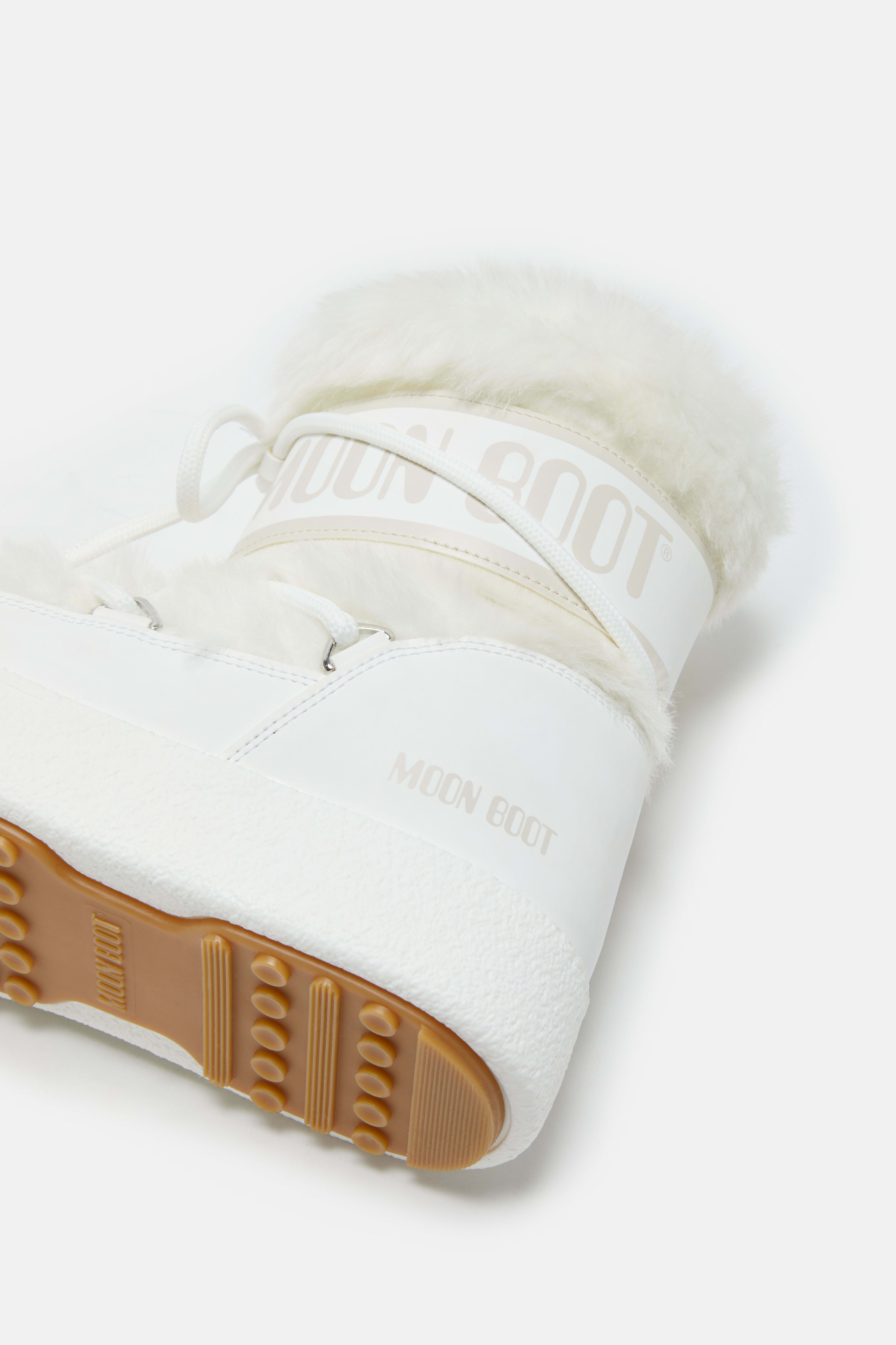 BOTAS BAJAS LTRACK BLANCAS DE FURRA FALSA