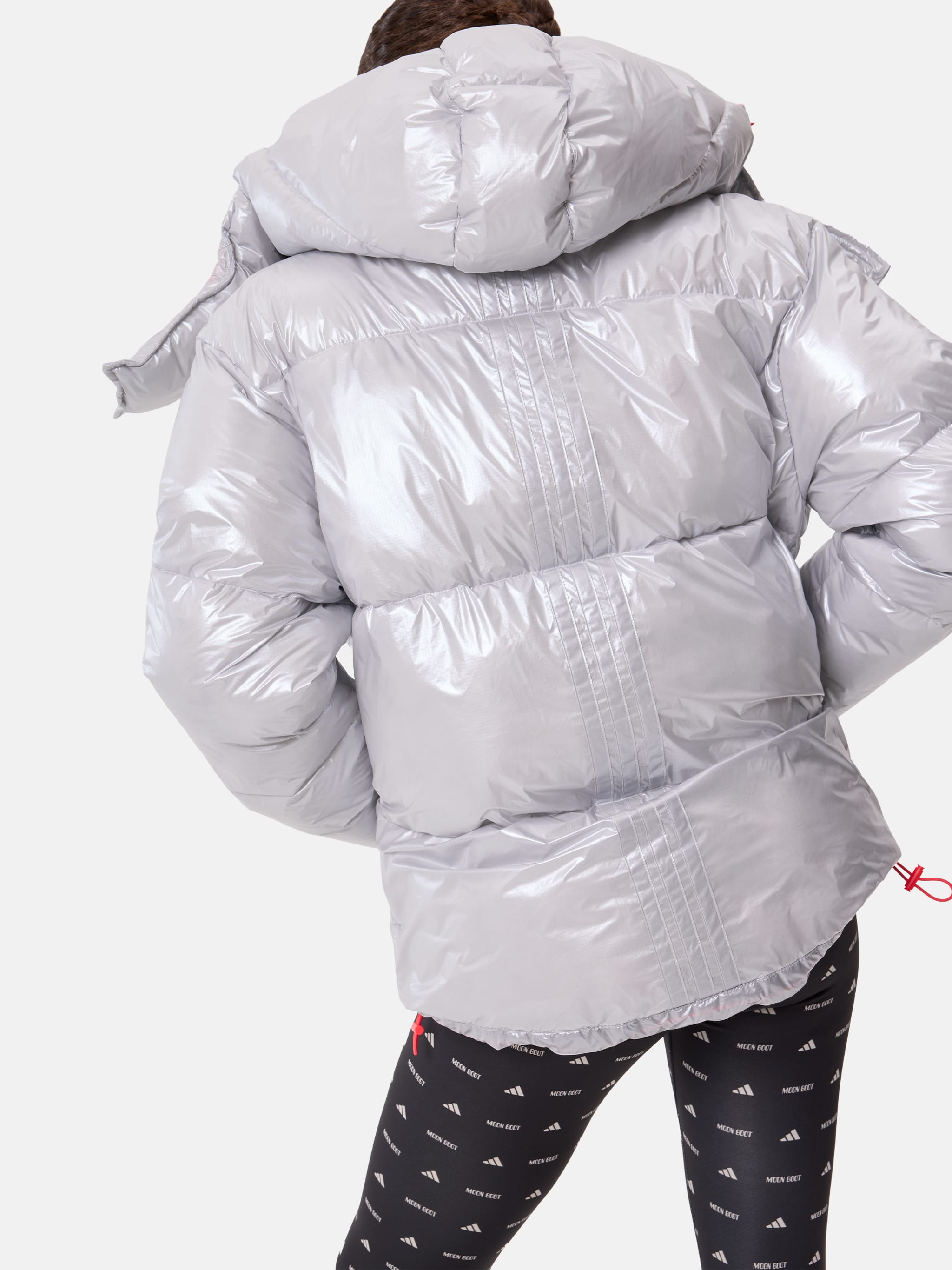 CHAQUETA ABOTONADA ADIDAS X MOON BOOT PLATA