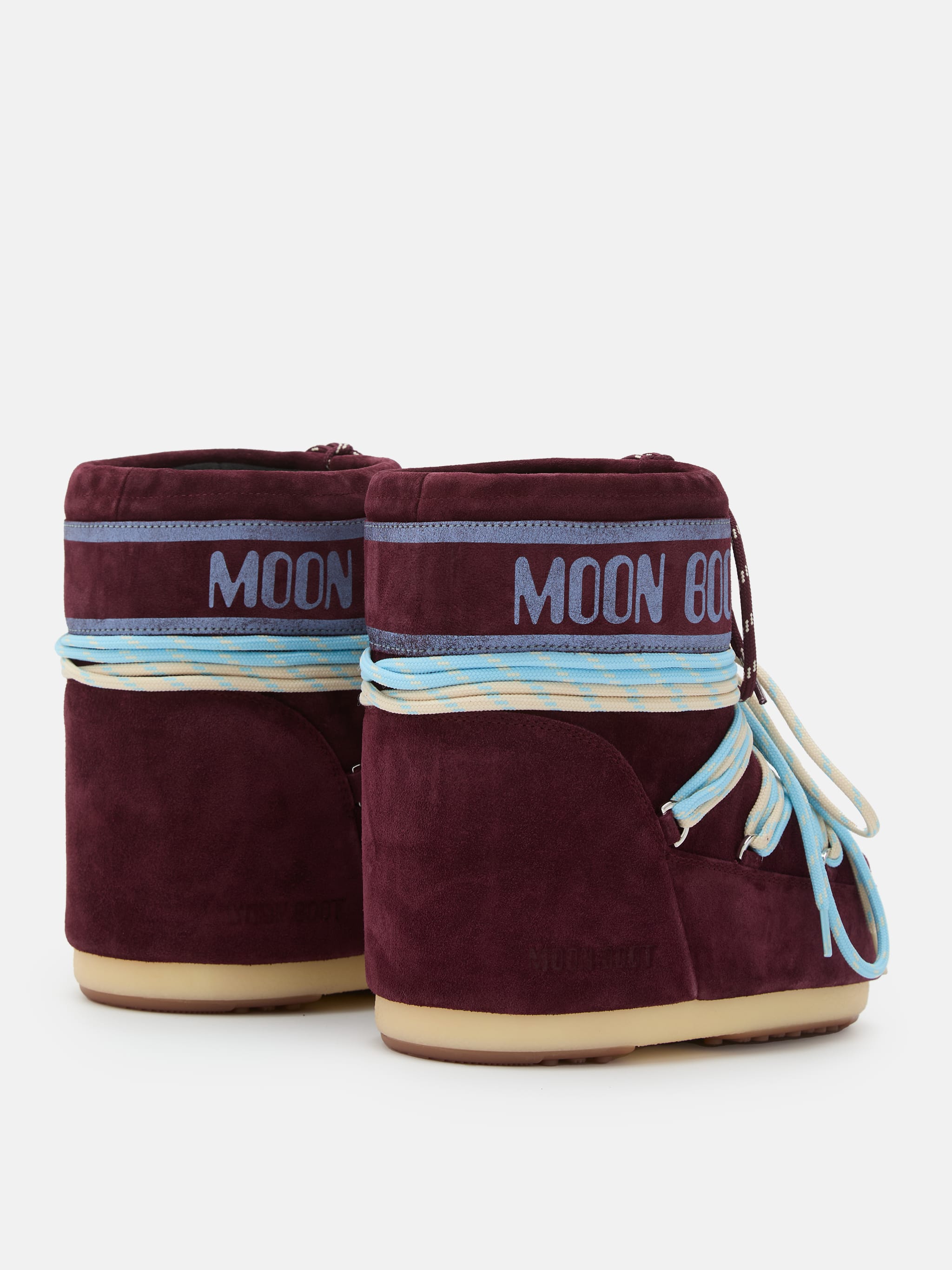 BOTAS ICON LOW EN SUEDE BURGUNDY