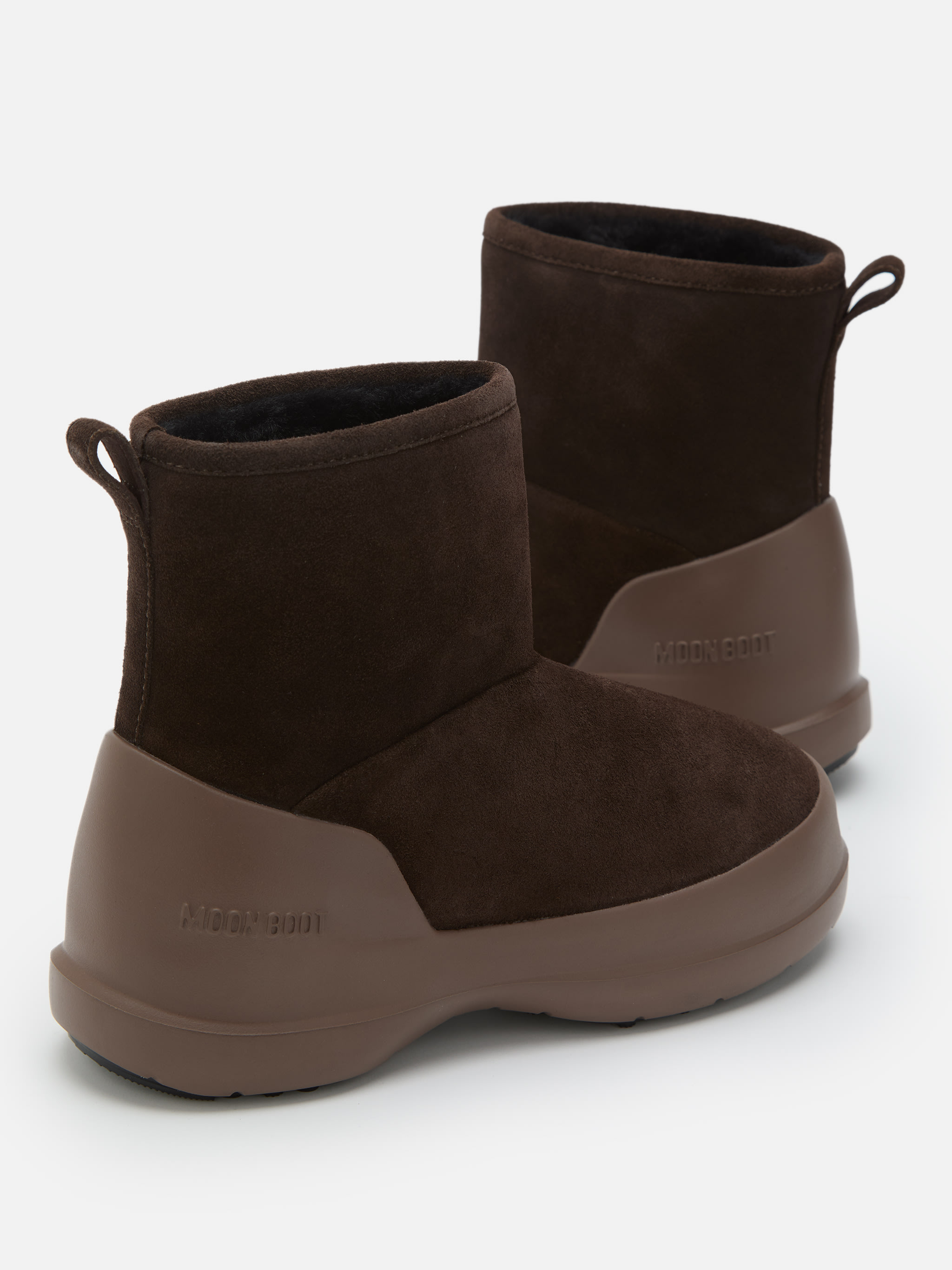 BOTAS MEZZALUNA MEDIO MARRÓN OSCURO