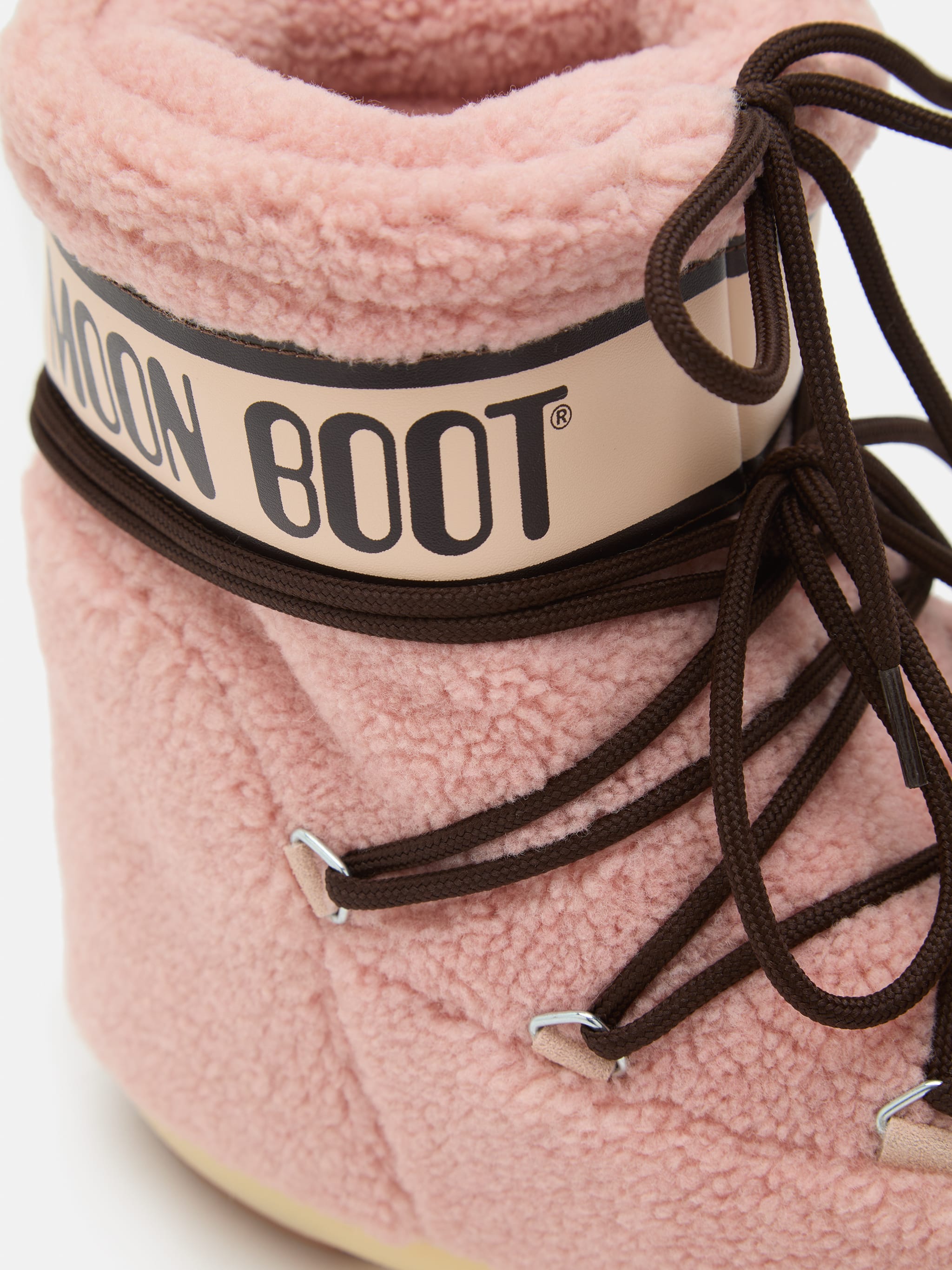BOTAS ICON LOW DE FLEECE ROSA