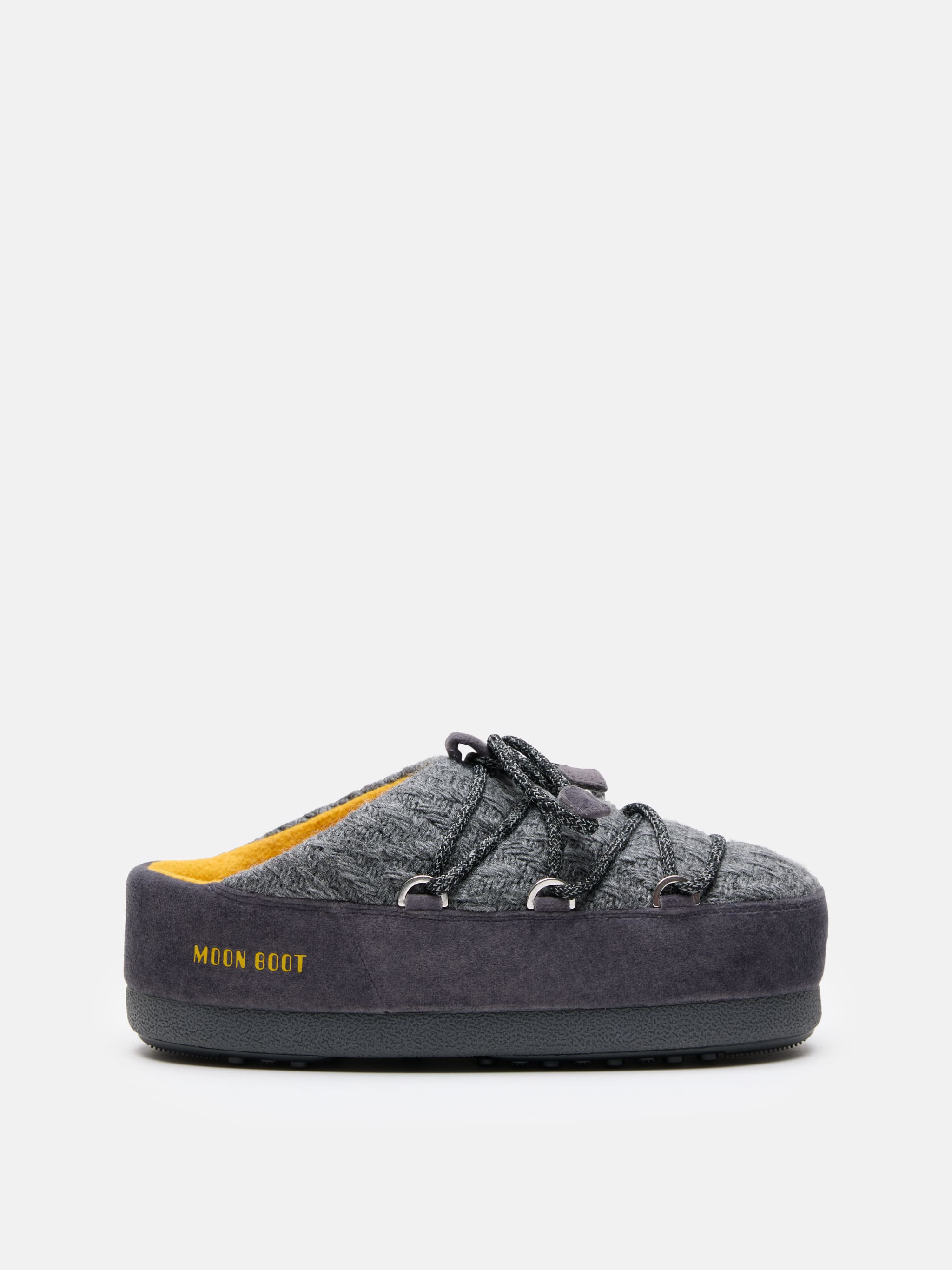 MOON BOOT X GUEST IN RESIDENCE EVX MULES DE LANA GRIS