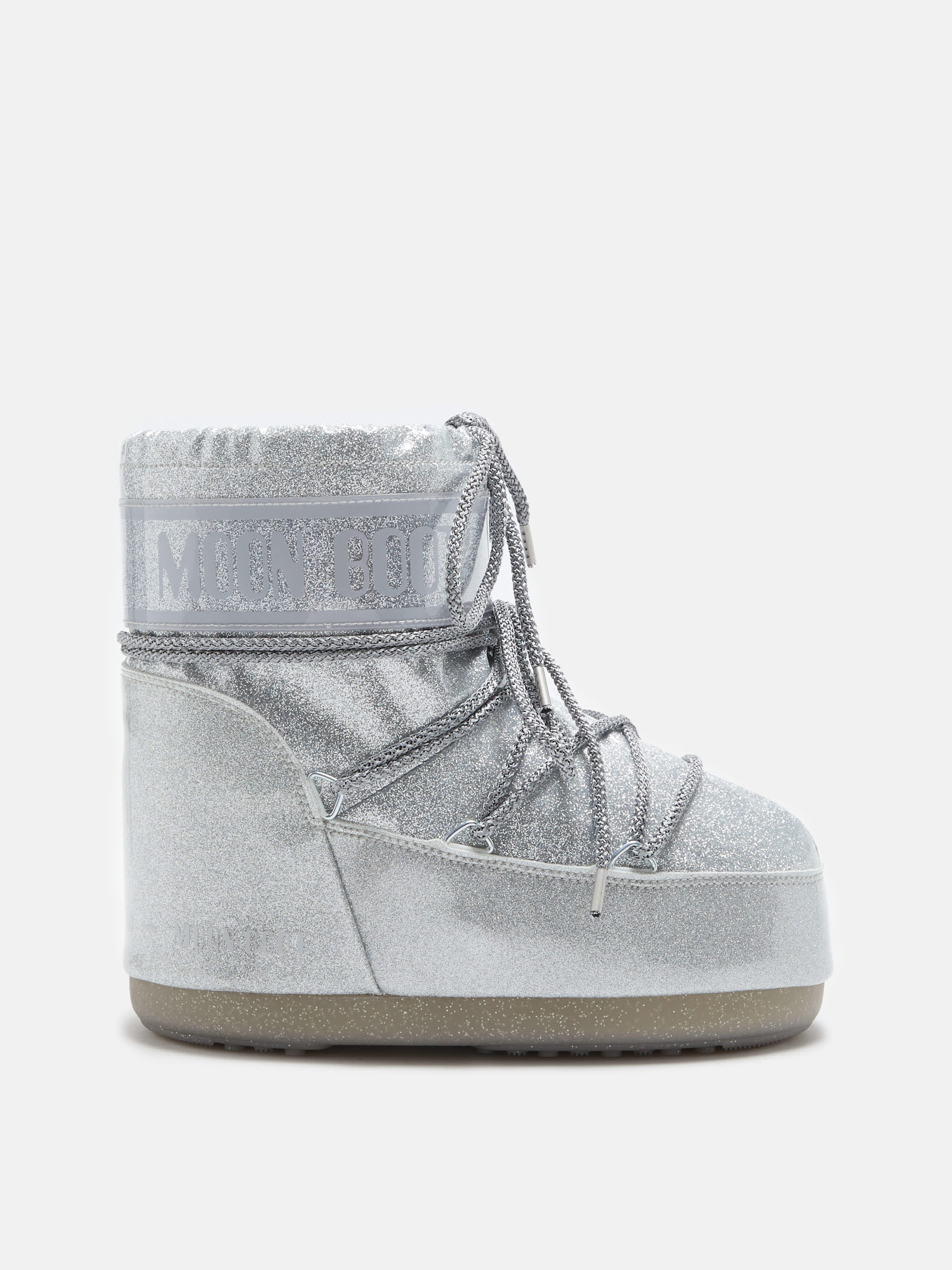 BOTAS ICON LOW BRILLOS PLATA