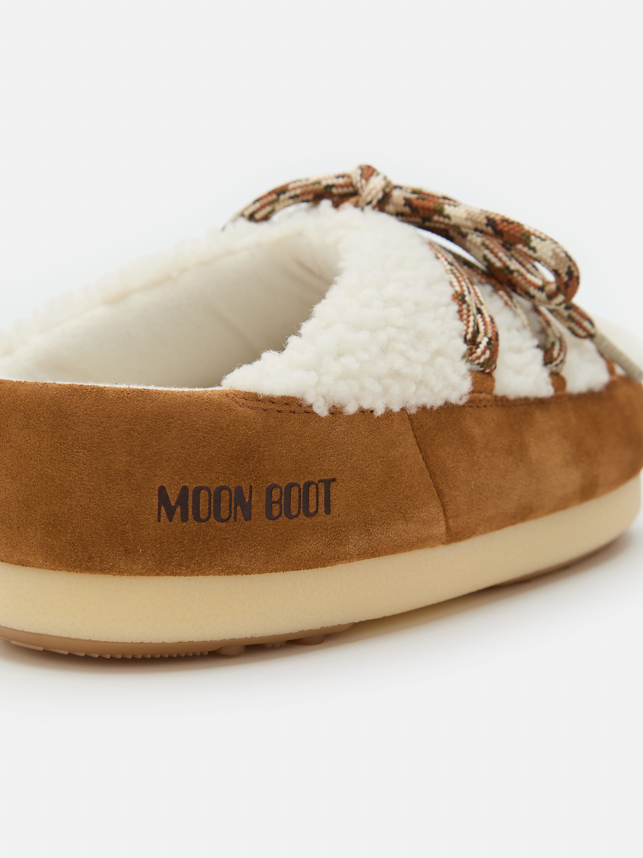 MULES EVX BROWN SHEARLING