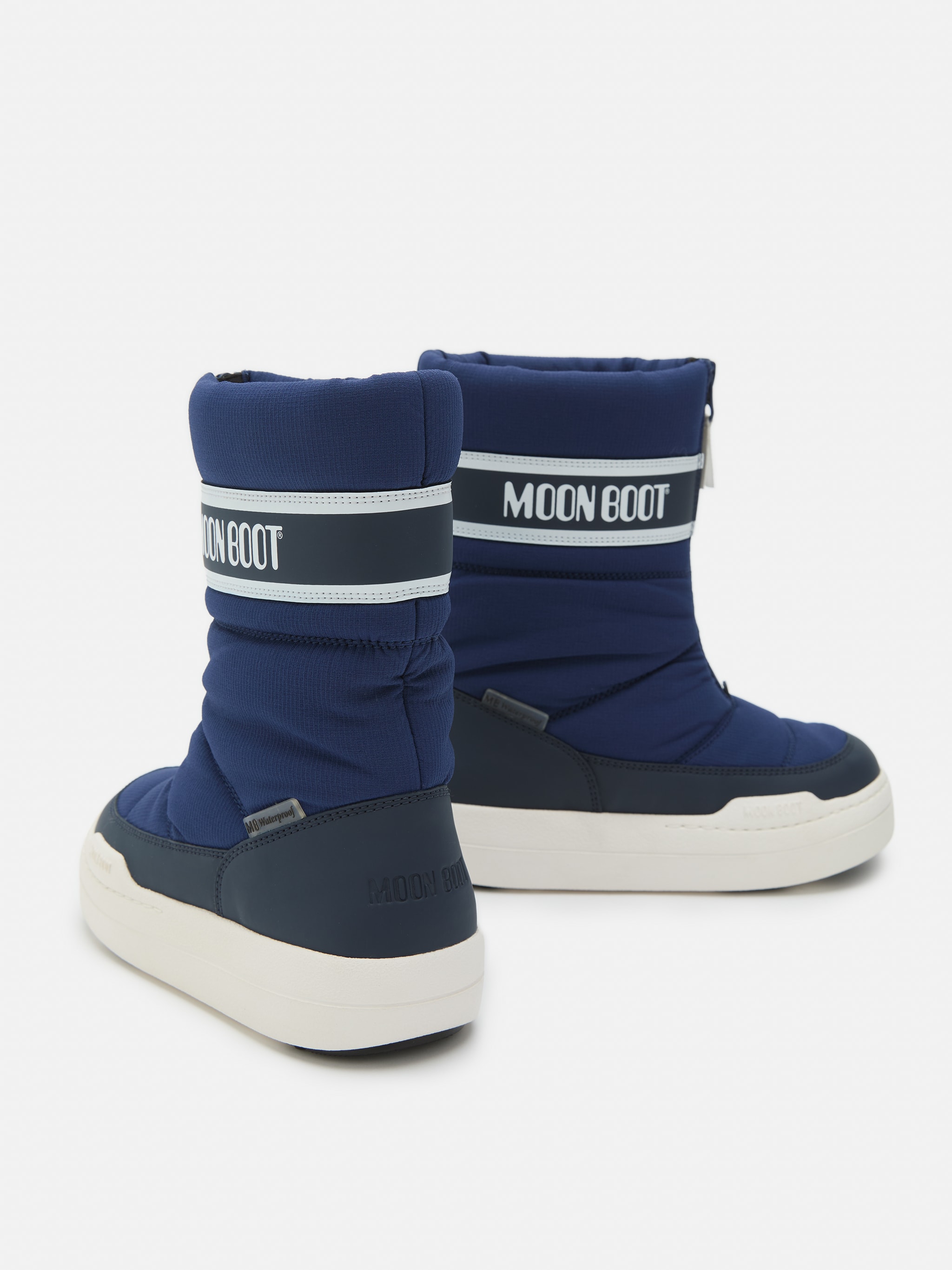 BOTAS ALTAS DE CIERRE ZIP JUNIOR PARK AZUL MARINO