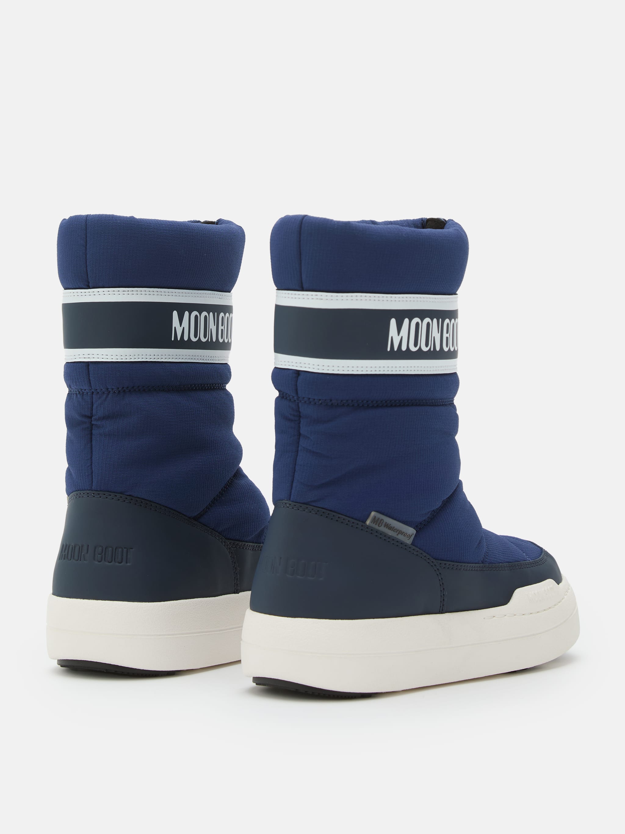 BOTAS ALTAS DE CIERRE ZIP JUNIOR PARK AZUL MARINO
