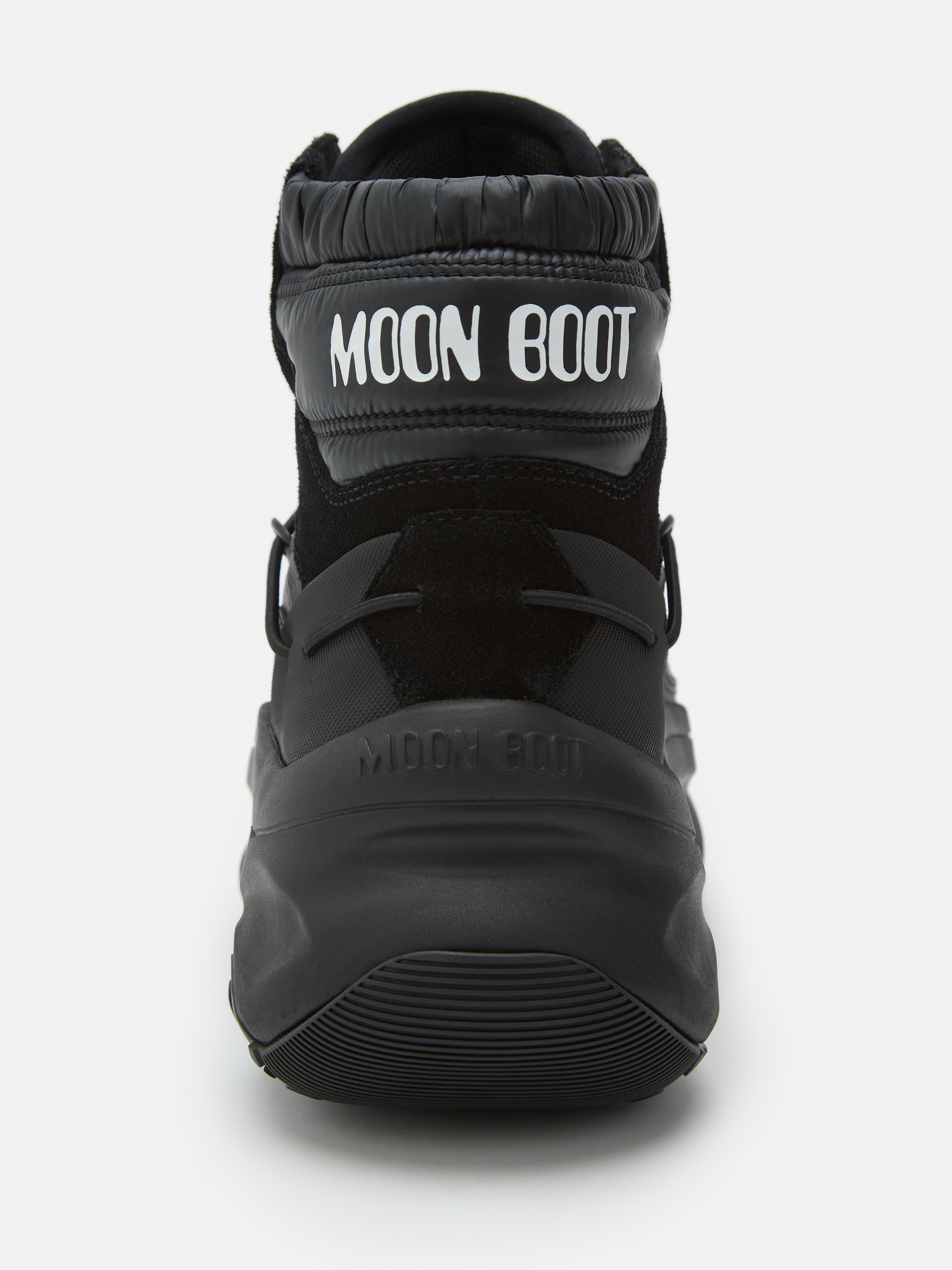 ZAPATILLAS MEDIAS MOON247 NEGRO CON CORDONES