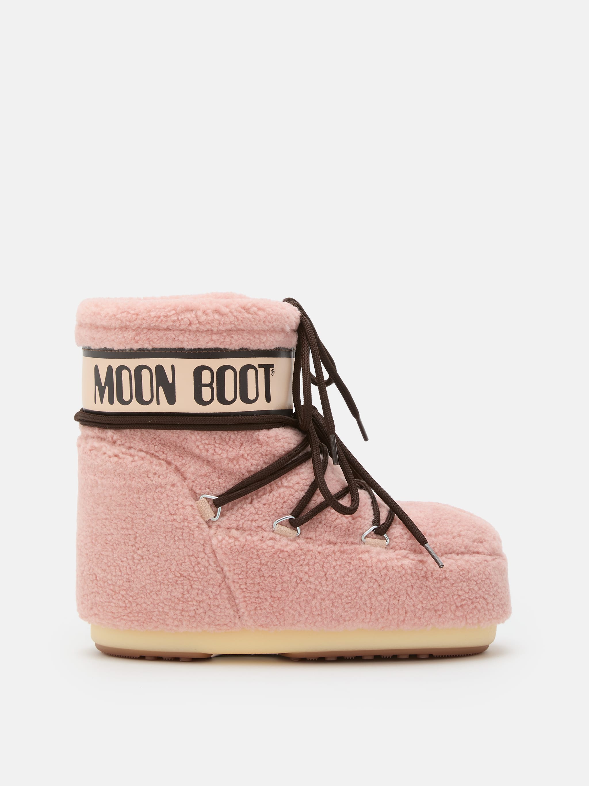 BOTAS ICON LOW DE FLEECE ROSA