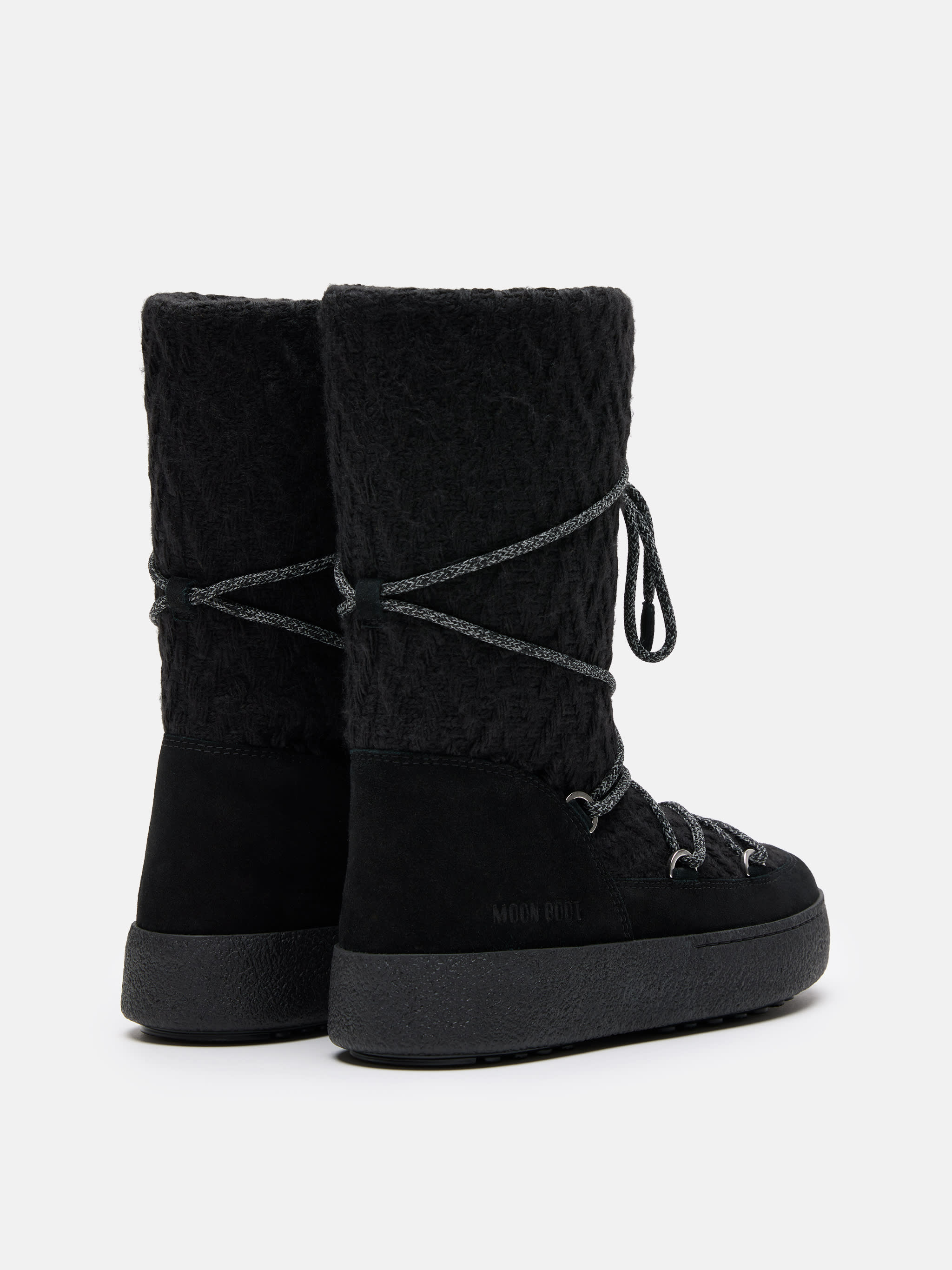 BOTAS LTRACK NEGRO DE PUNTO MOON BOOT X GUEST IN RESIDENCE
