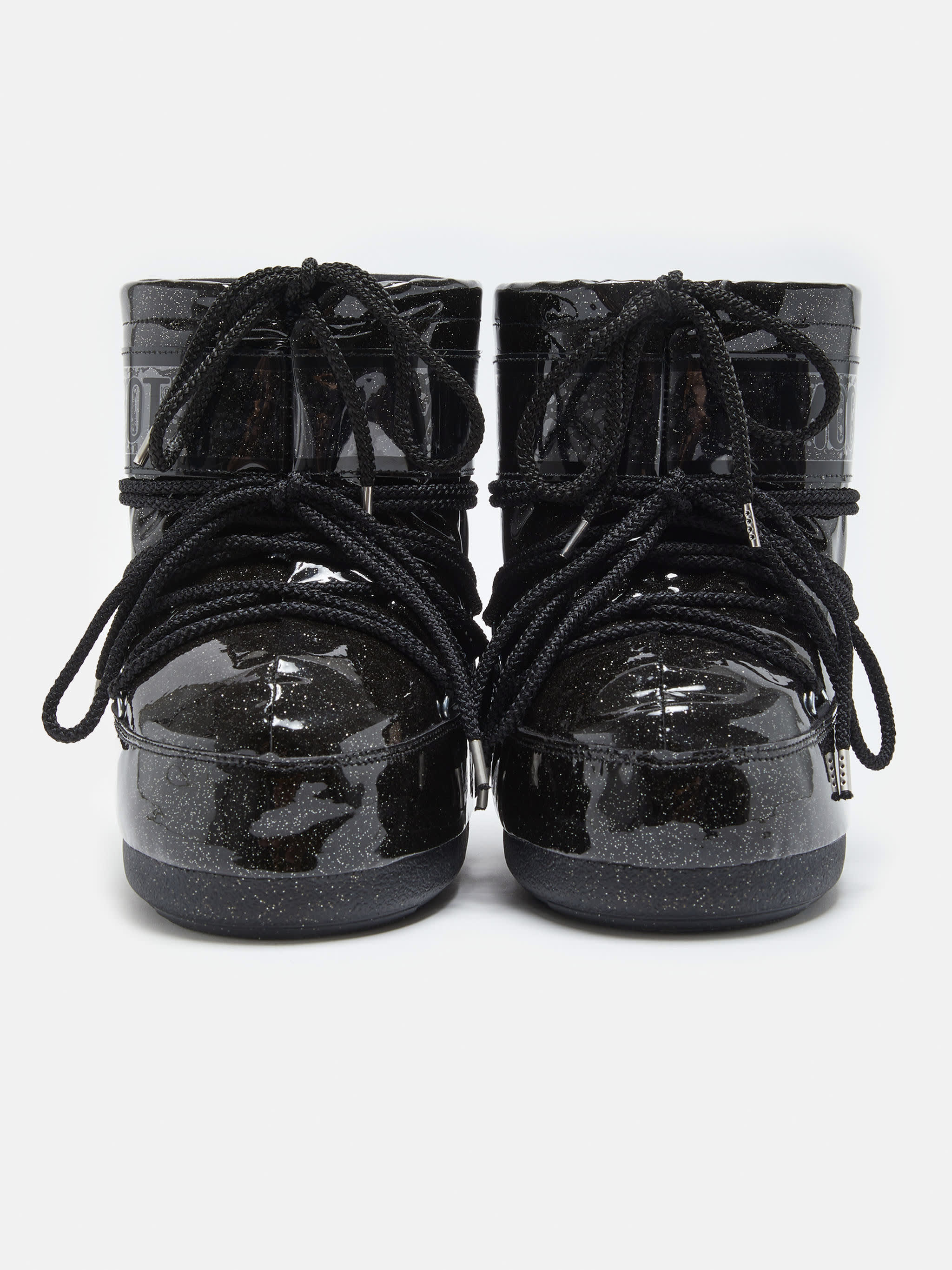 BOTAS ICON LOW NEGRO CON BRILLOS