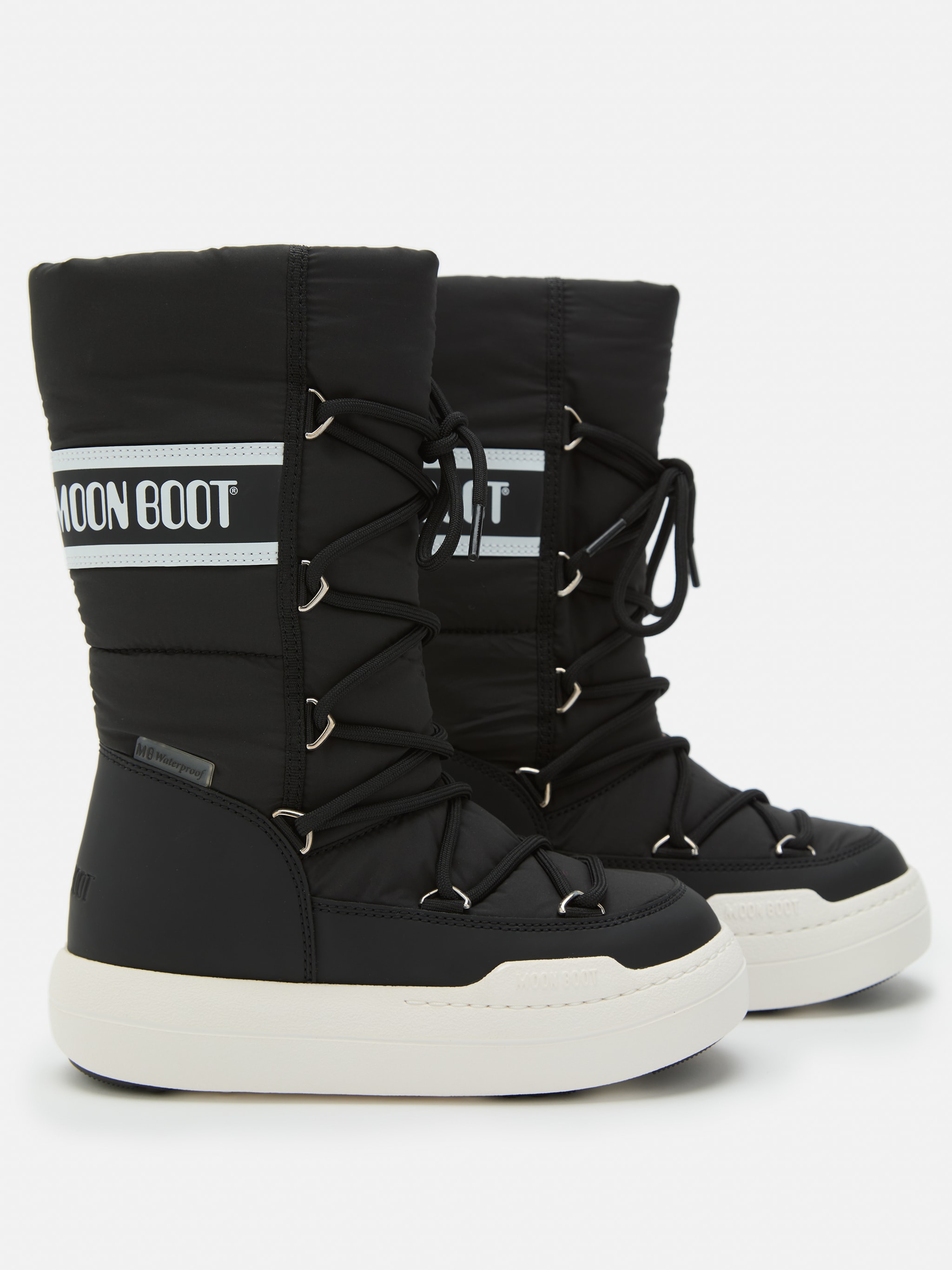 BOTAS DE TUBO CON CORDONES NEGRO JUNIOR PARK