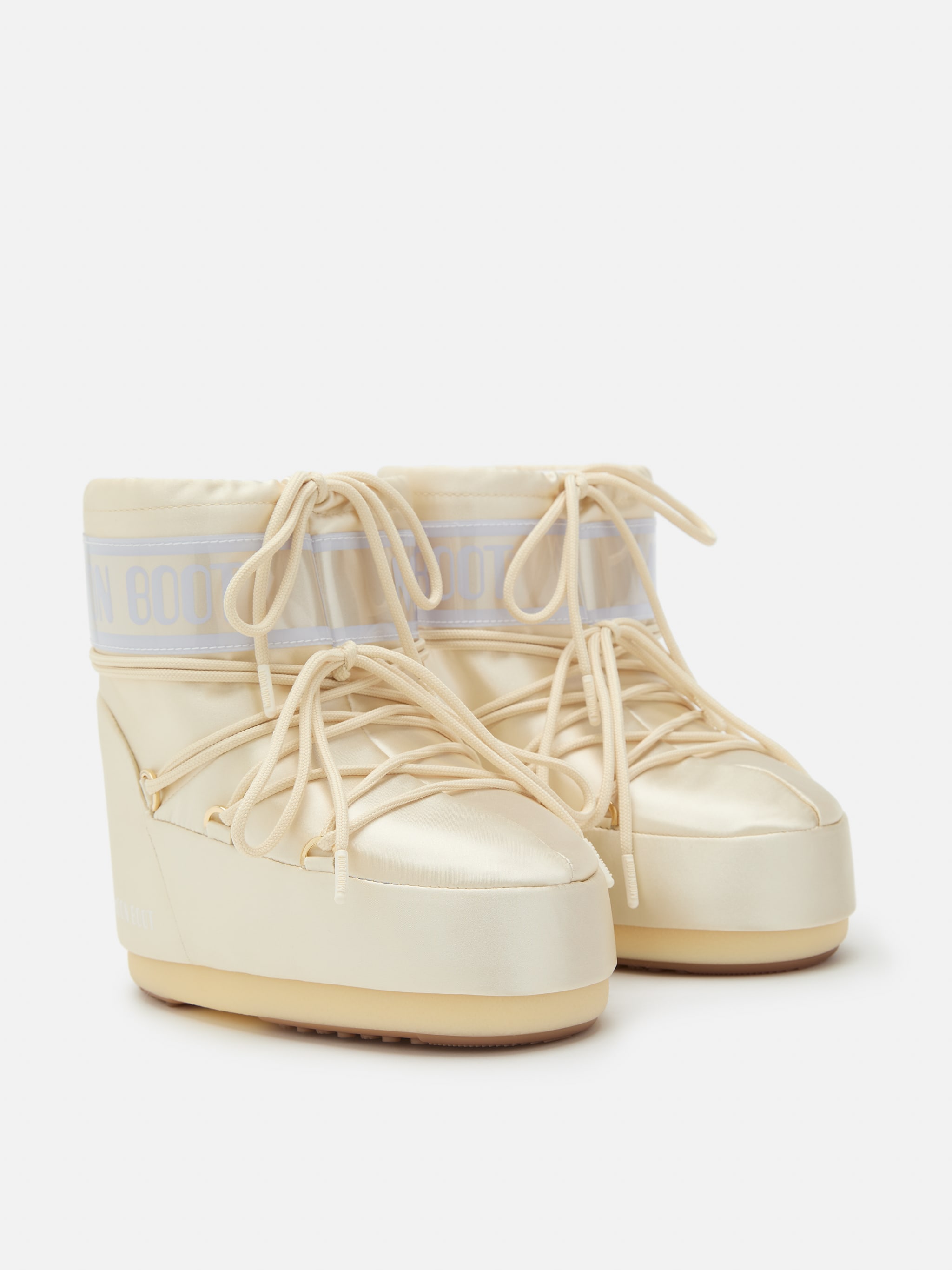BOTAS ICON LOW IVORY BRILLOSO