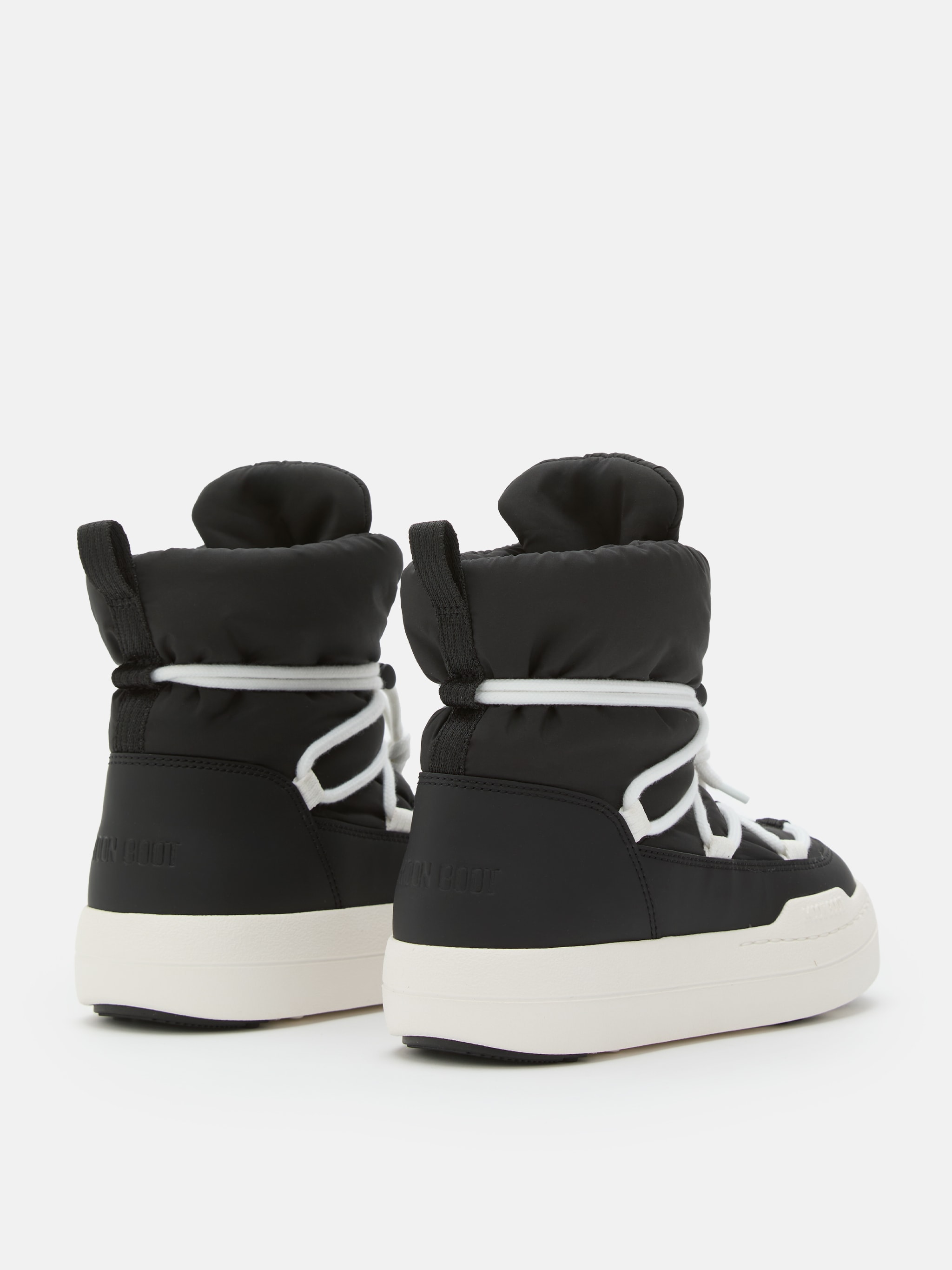 BOTAS MEDIAS JUNIOR PARK NEGRO CON CORDONES