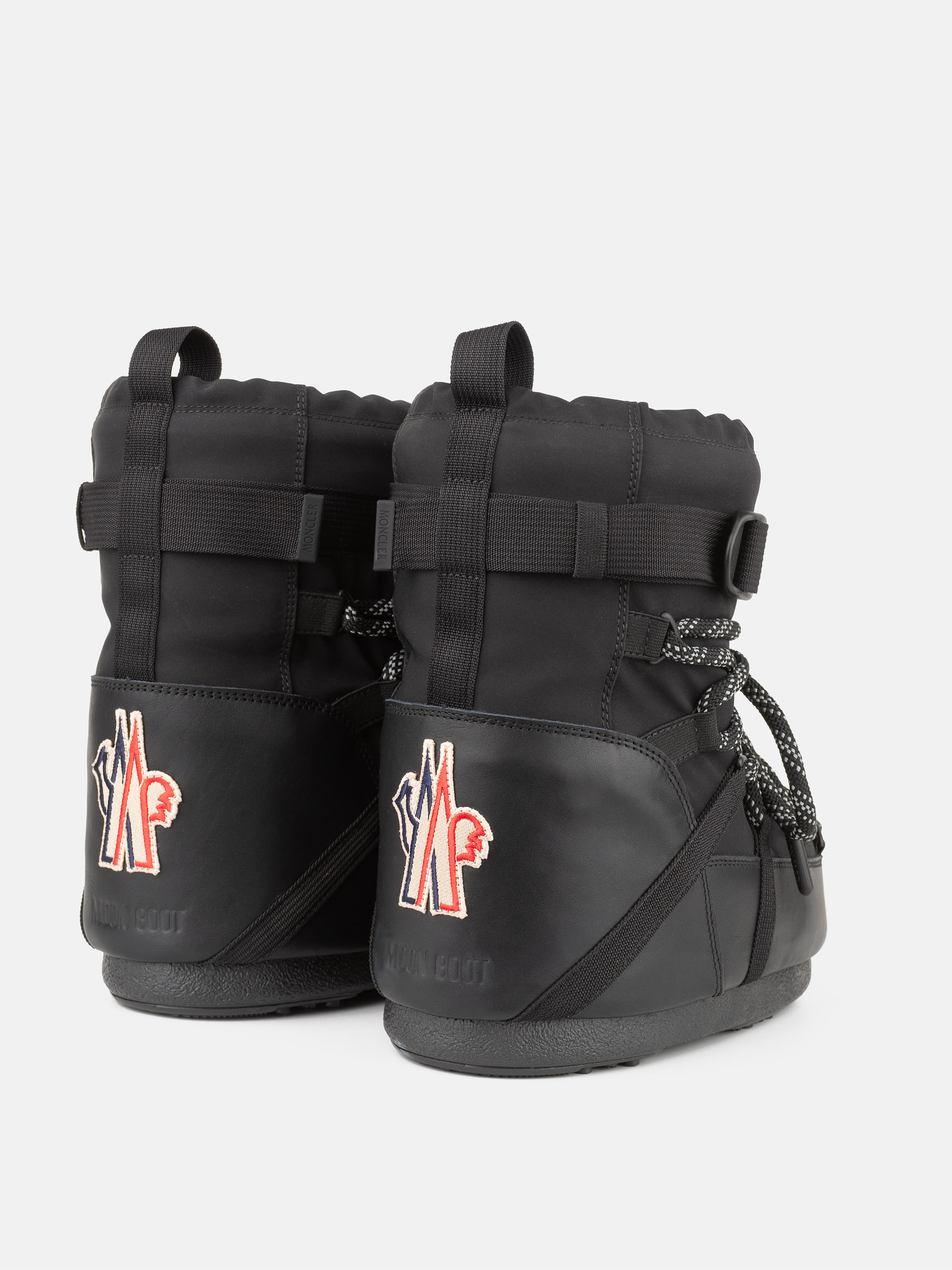 BOTAS MOON BOOT X MONCLER GRENOBLE ICON LOW NEGRO