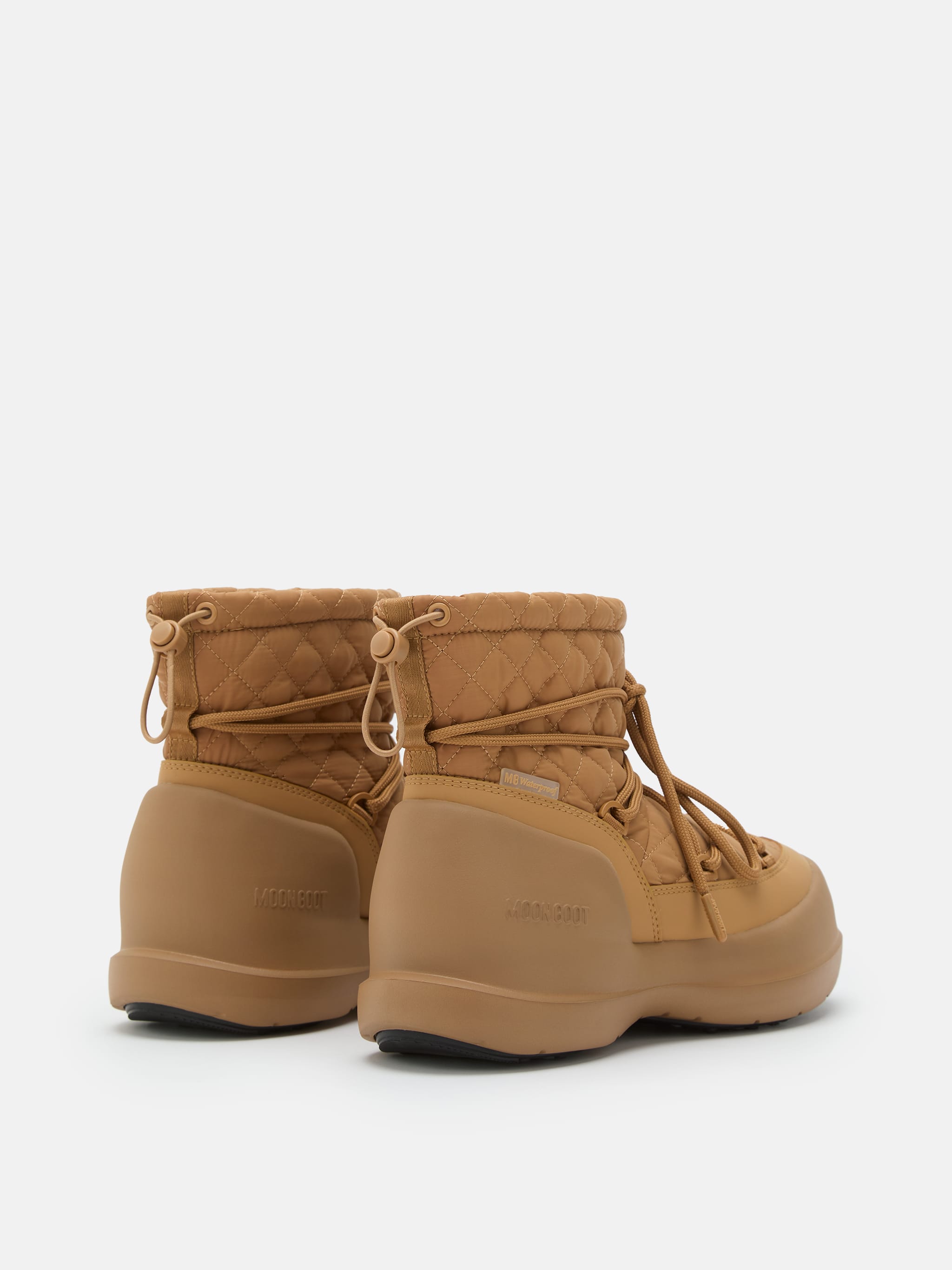 BOTAS MEDIAS MEZZALUNA CAMEL ACOLCHADAS