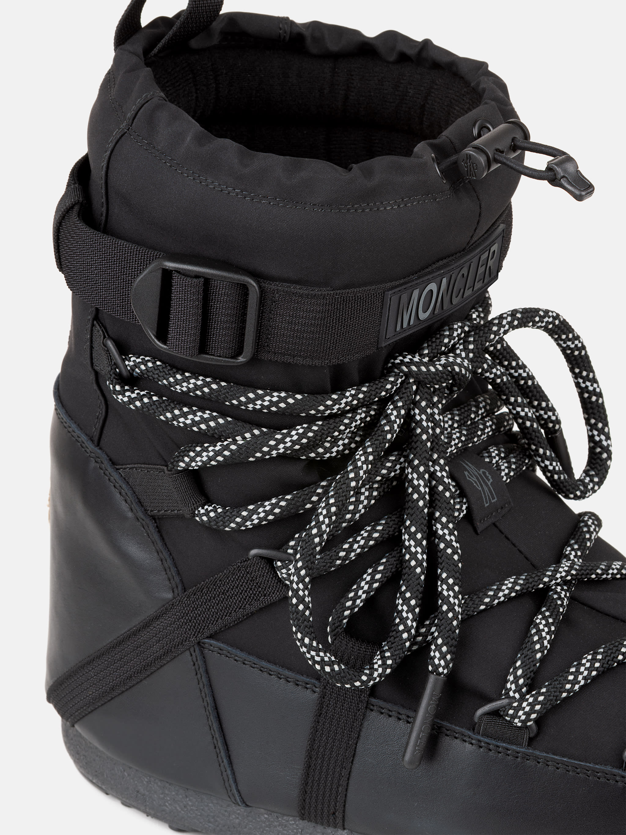 BOTAS MOON BOOT X MONCLER GRENOBLE ICON LOW NEGRO