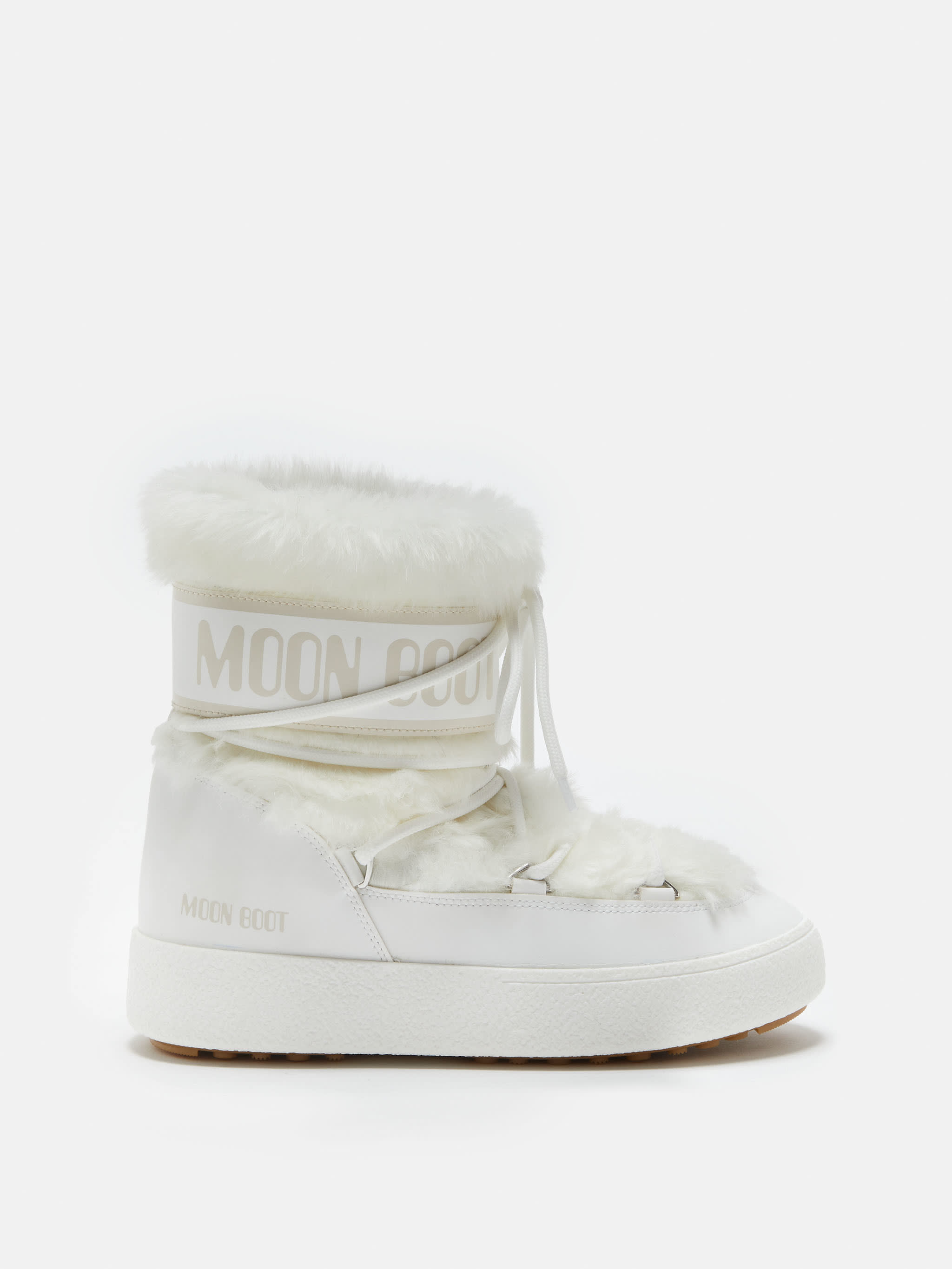 BOTAS BAJAS LTRACK BLANCAS DE FURRA FALSA