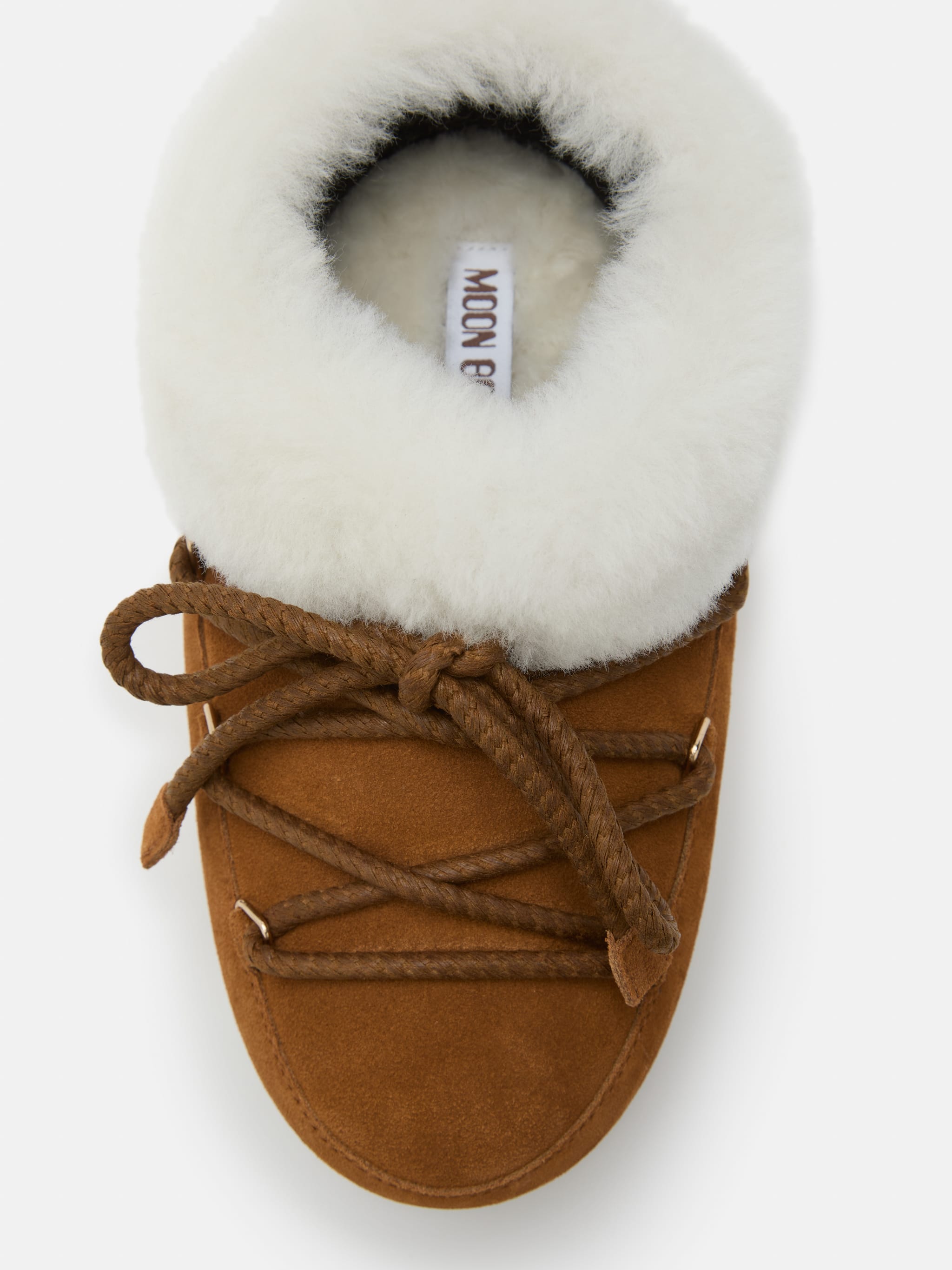 MULES DE CUERO VEGETAL MARRÓN EVX