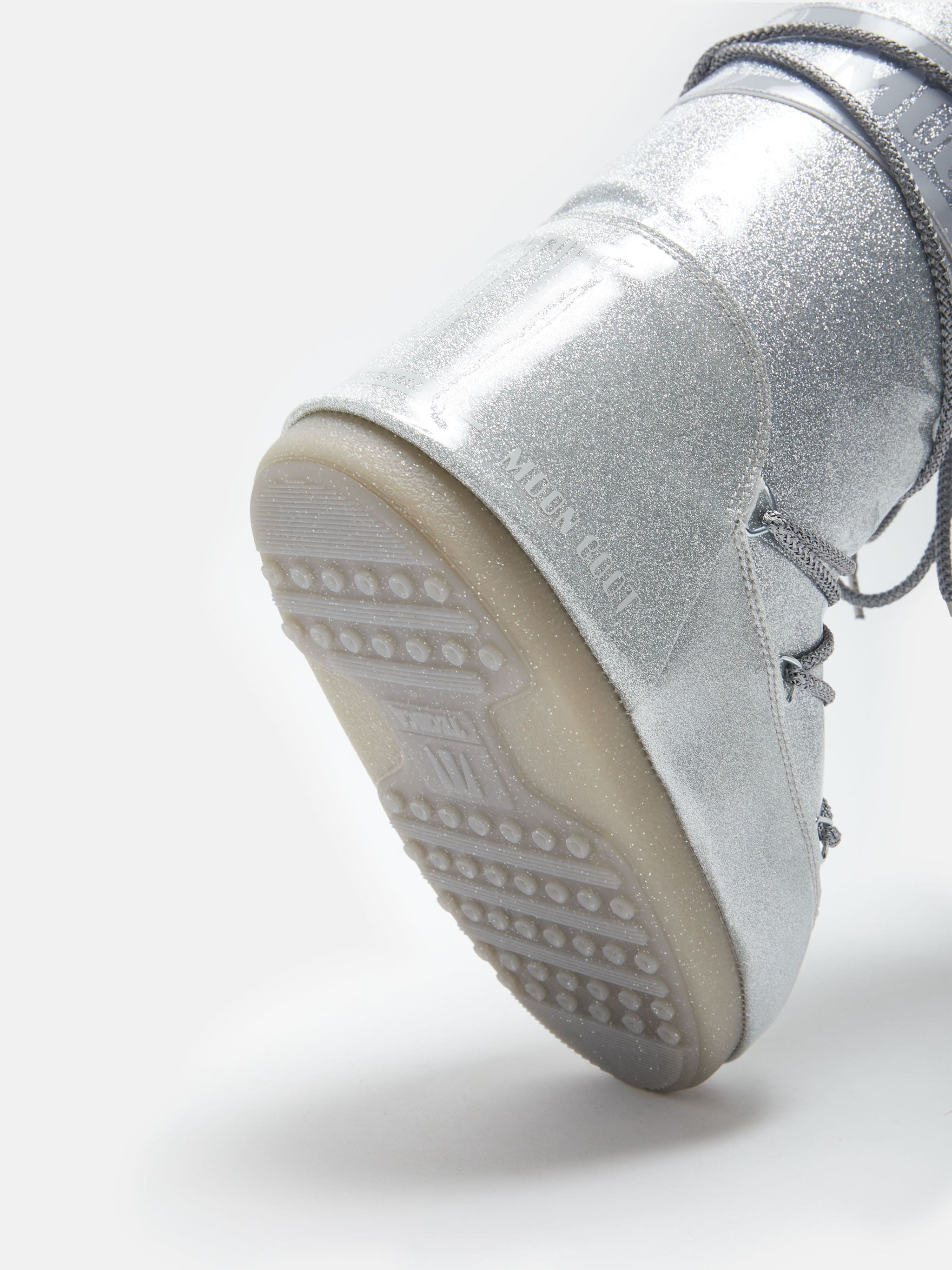 BOTAS DE BRILLOS PLATA ICON