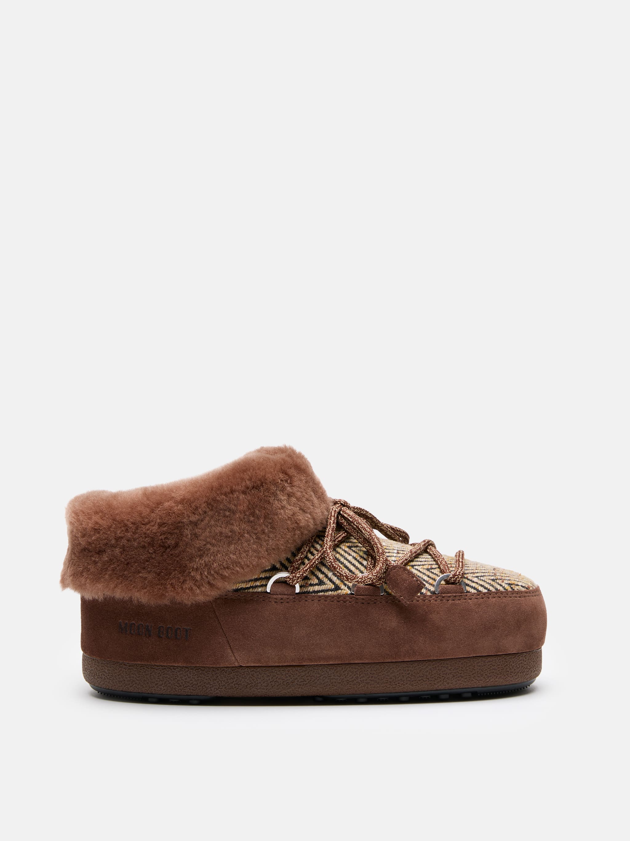 MULES MOON BOOT X GUEST IN RESIDENCE EVX CHALET CACAO FUR FALSO