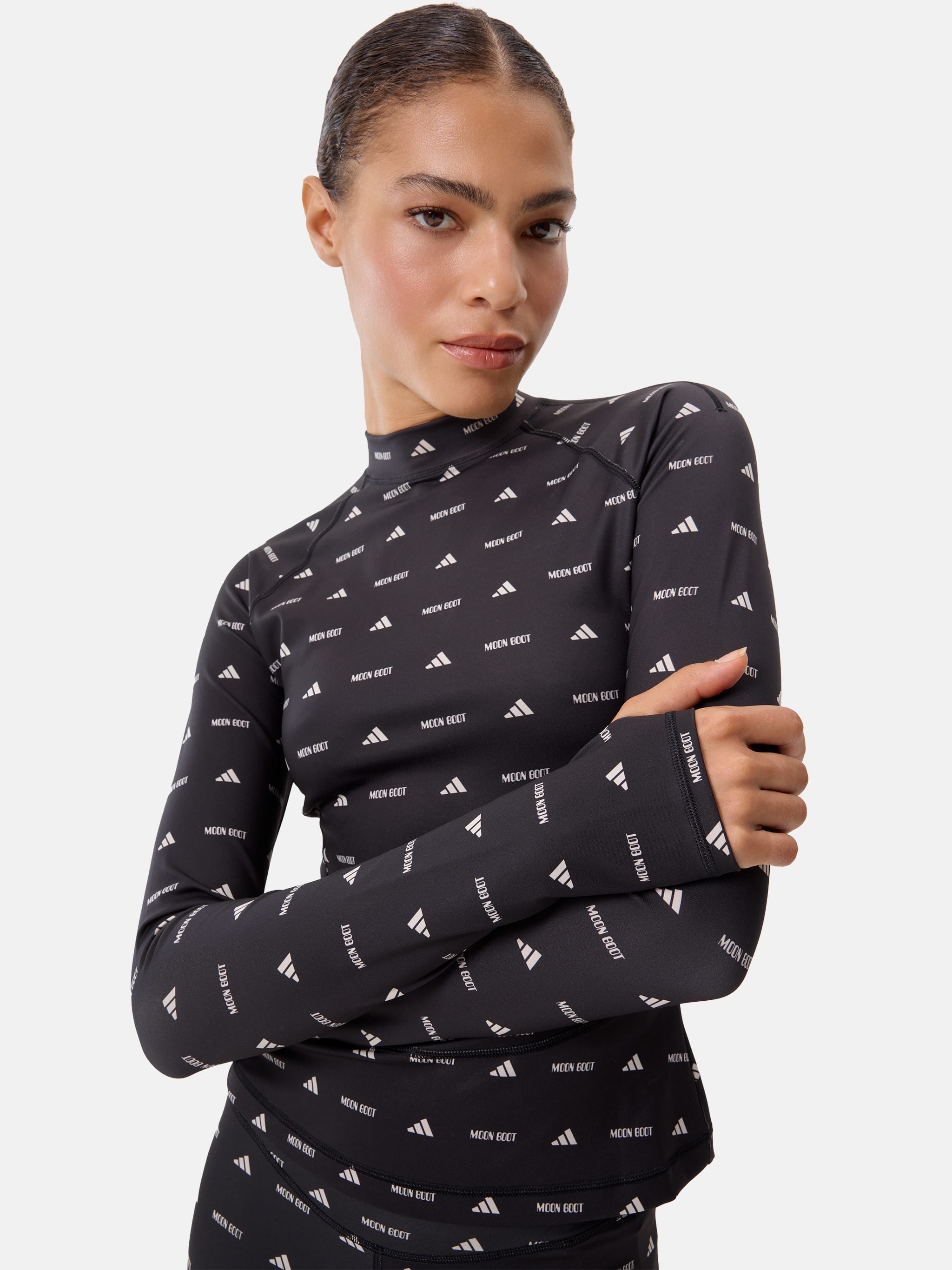 ADIDAS X MOON BOOT CAMISA DE MANGA LARGA NEGRA
