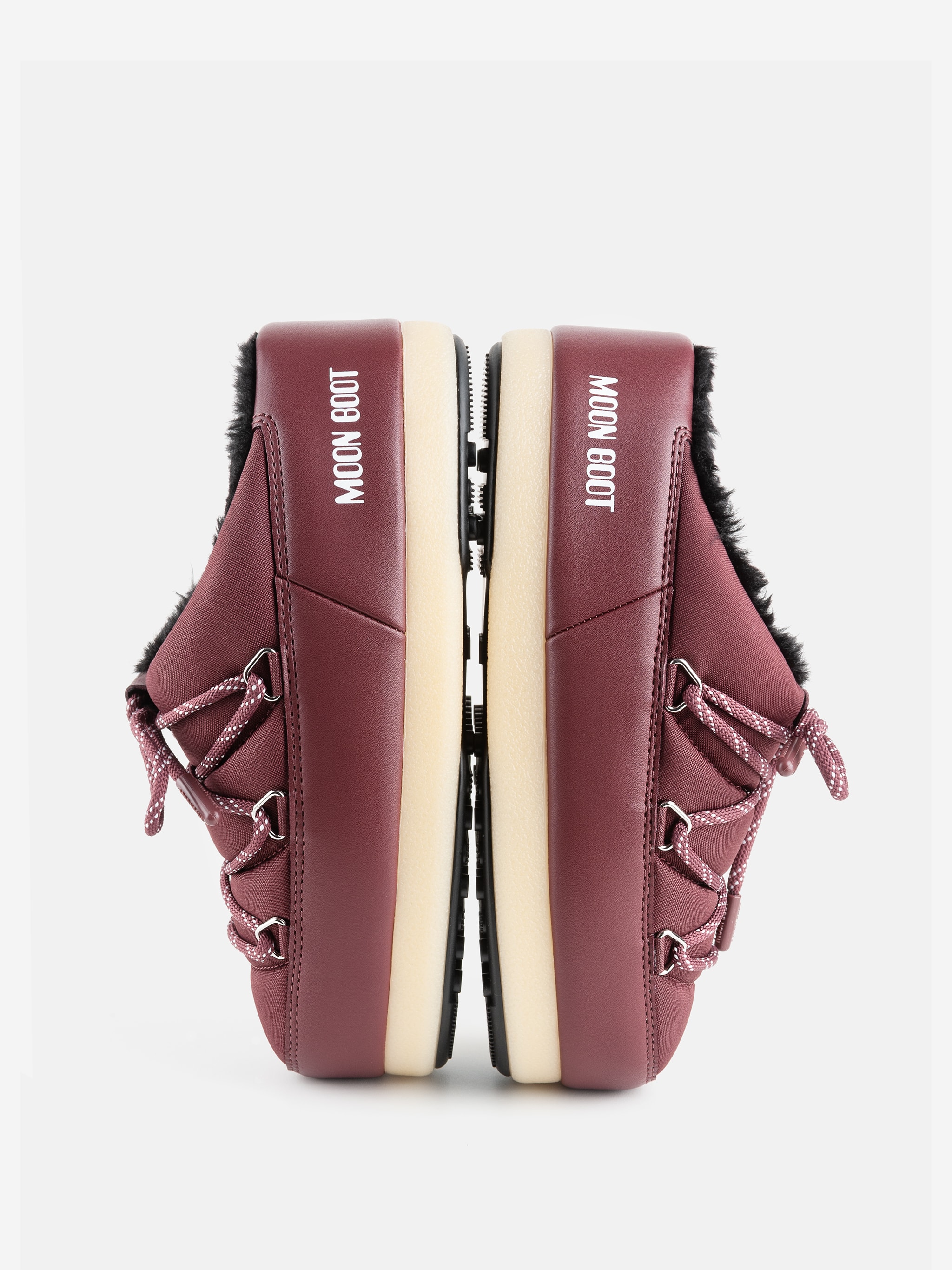 MULES DE NYLON BURGUNDY EVX