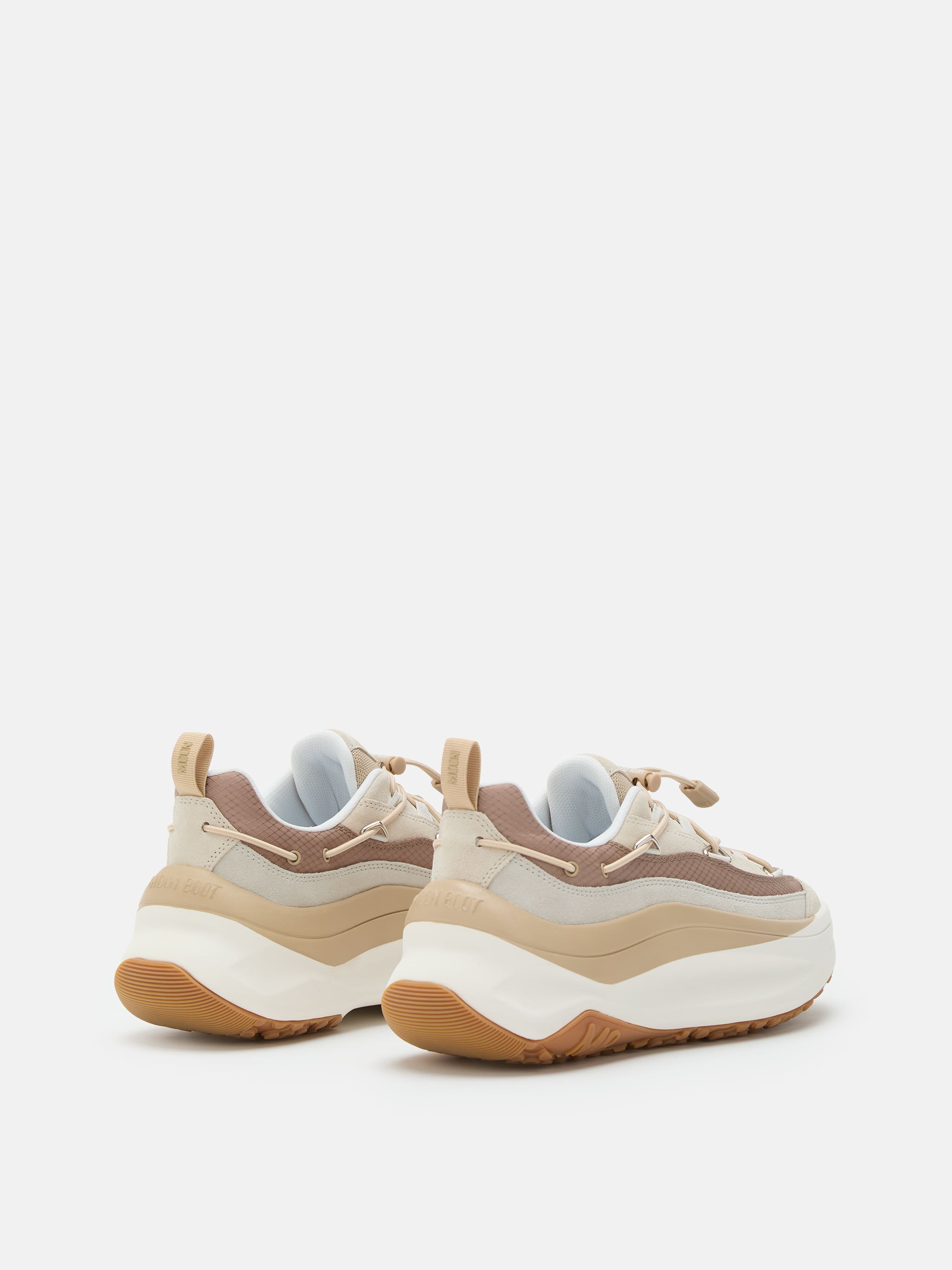 ZAPATILLAS MOON247 XLACE BLANCO OFICINA Y TAUPÉ