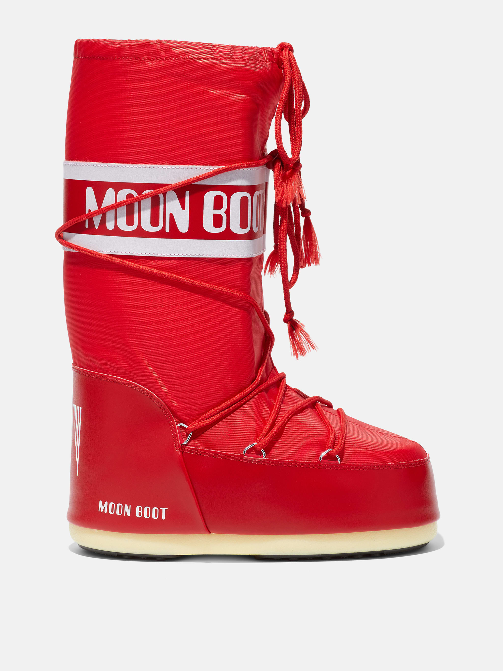 BOTAS DE NAILON ROJO ICON